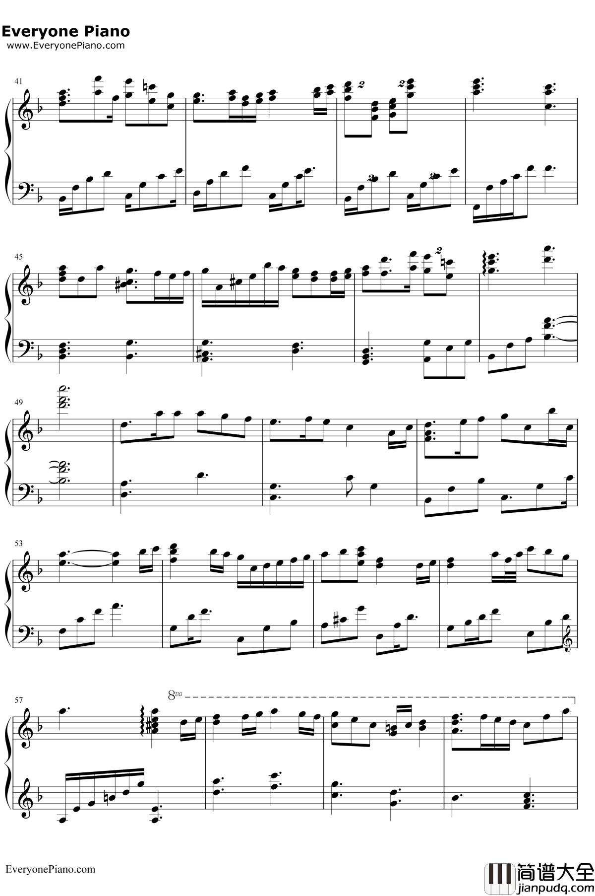 十亿光年的距离钢琴谱__V.K克