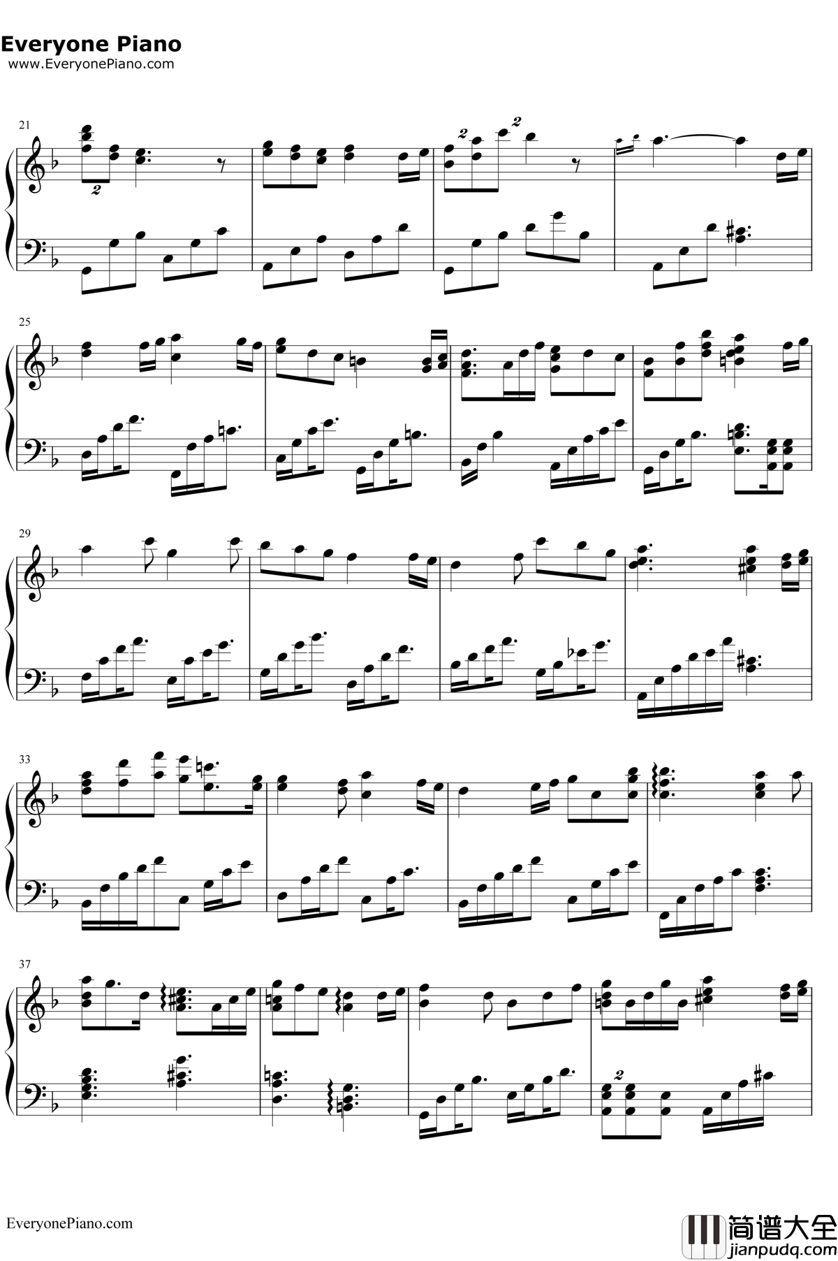 十亿光年的距离钢琴谱__V.K克