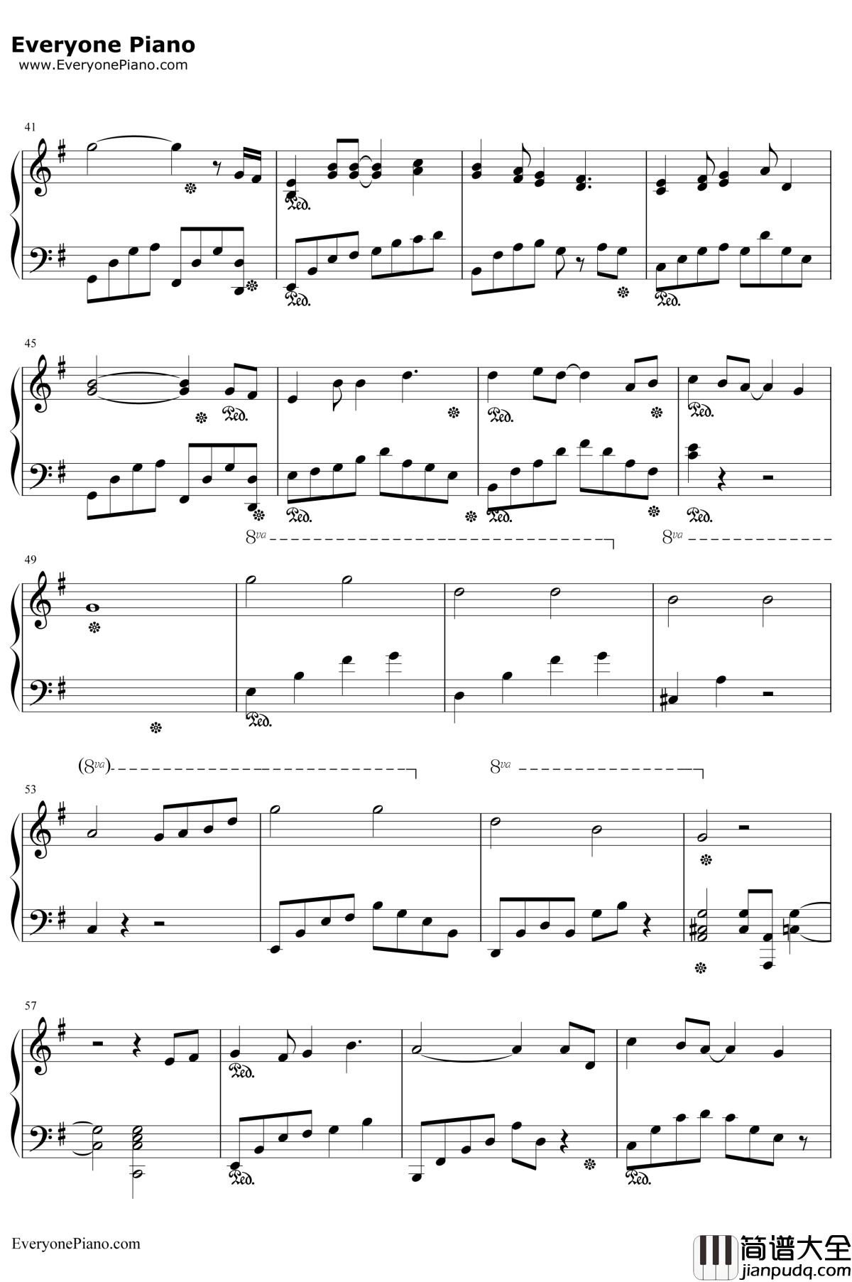 我们的纪念钢琴谱_李雅微__放羊的星星_插曲