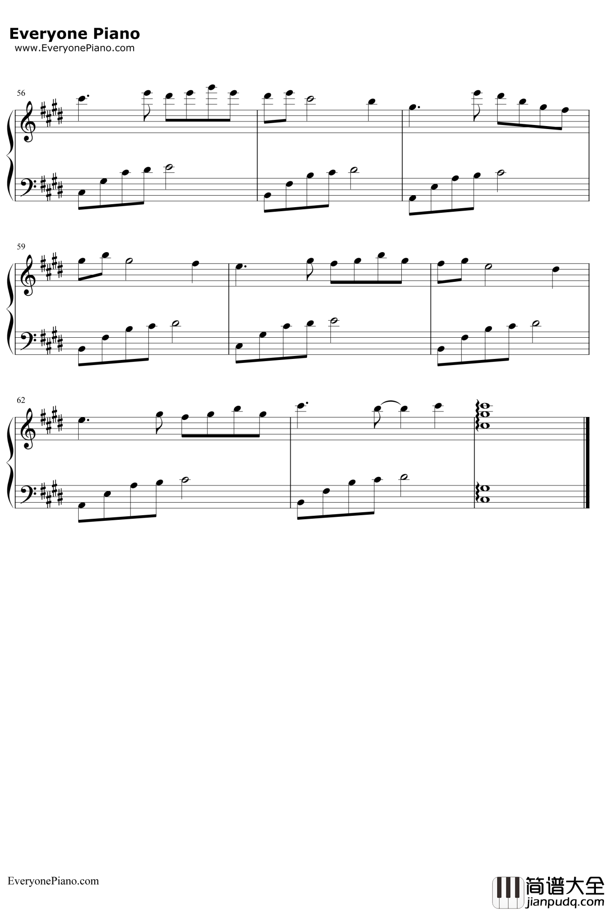 穰子的风铃钢琴谱_东方project