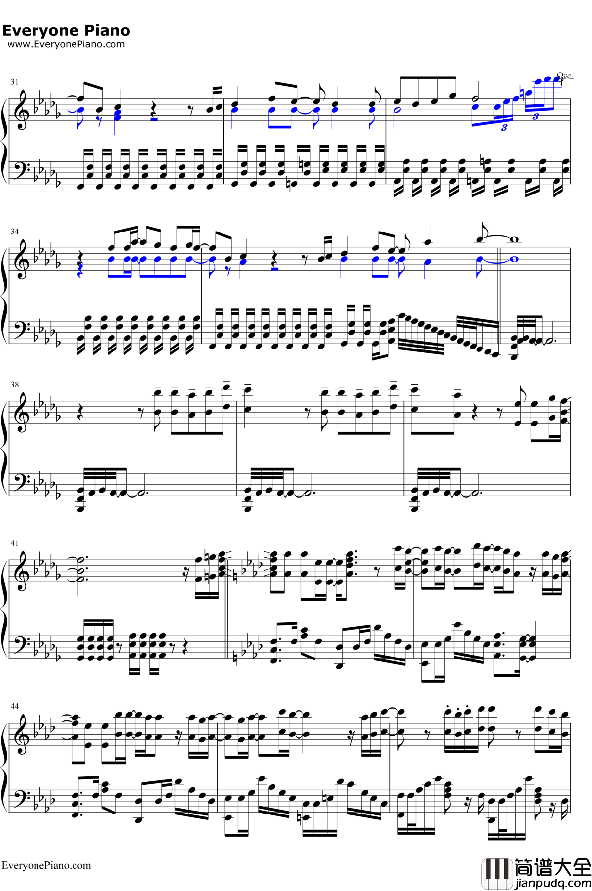 ASH钢琴谱_LiSA_FateApocryphaOP2