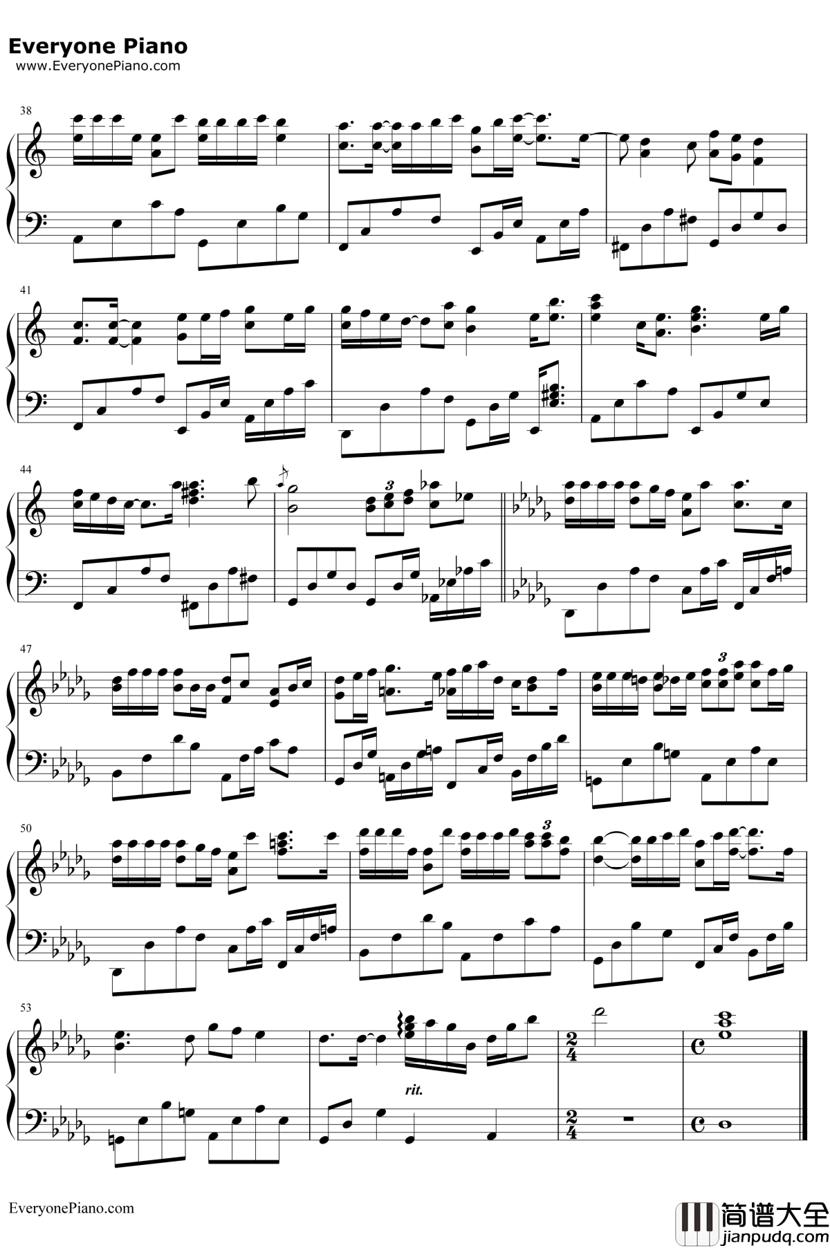 南瓜车钢琴谱__薛凯琪