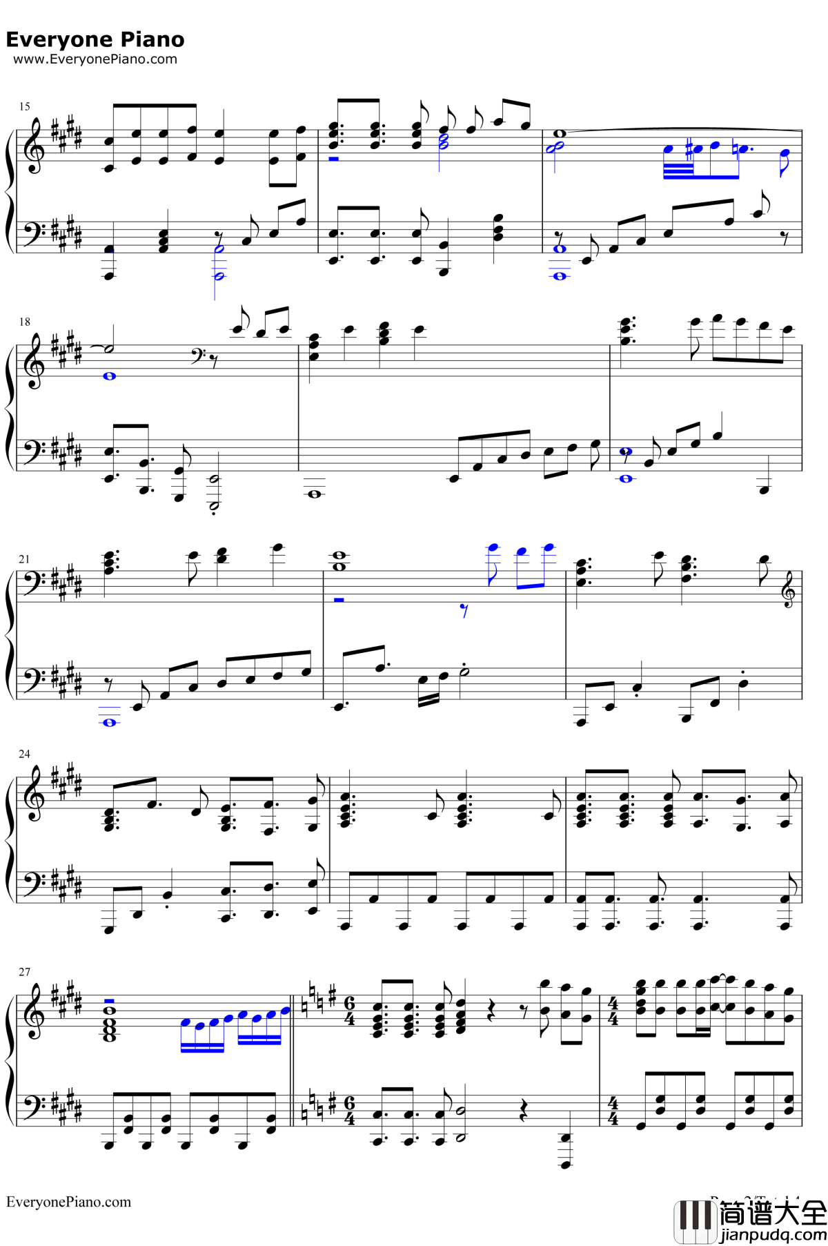 Adrenaline钢琴谱_TrySail_情色漫画老师ED