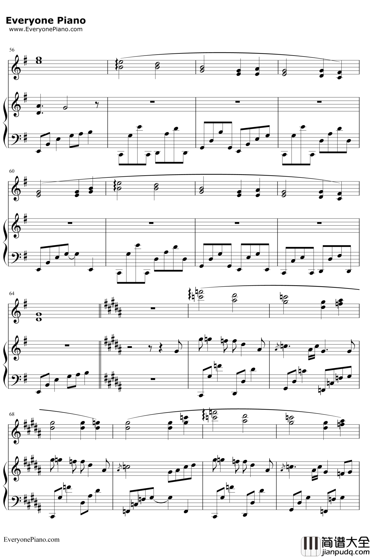 My_Soul钢琴谱__July