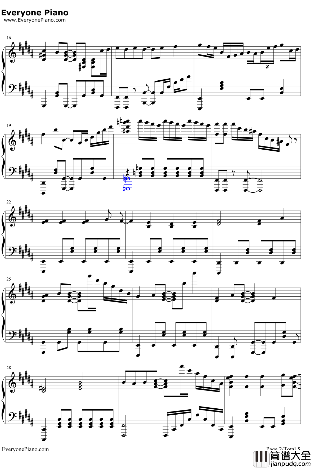 Reason钢琴谱_DRAMATICSTARSBeitS.E.MHigh×JokerWJupiter_偶像大师SideMOP