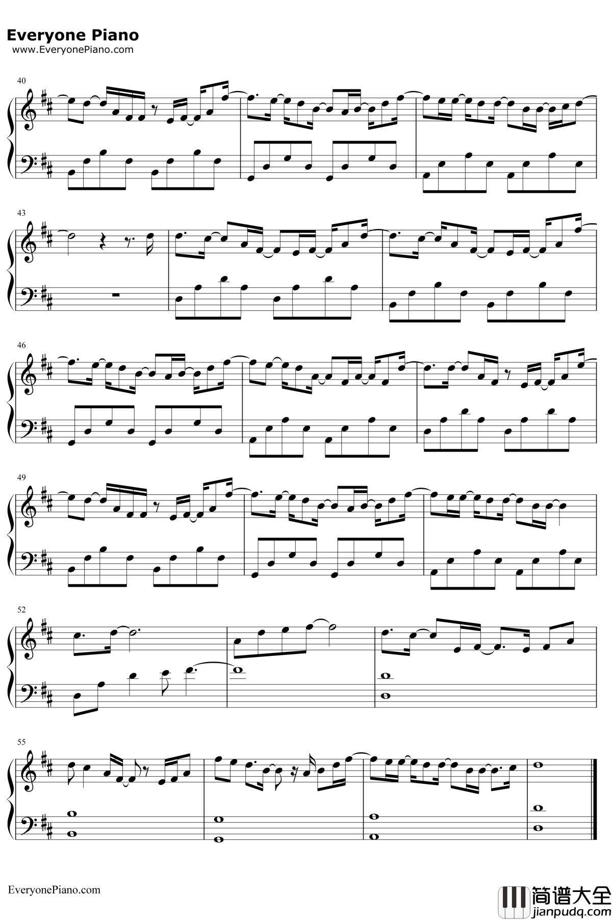 像风一样钢琴谱_薛之谦