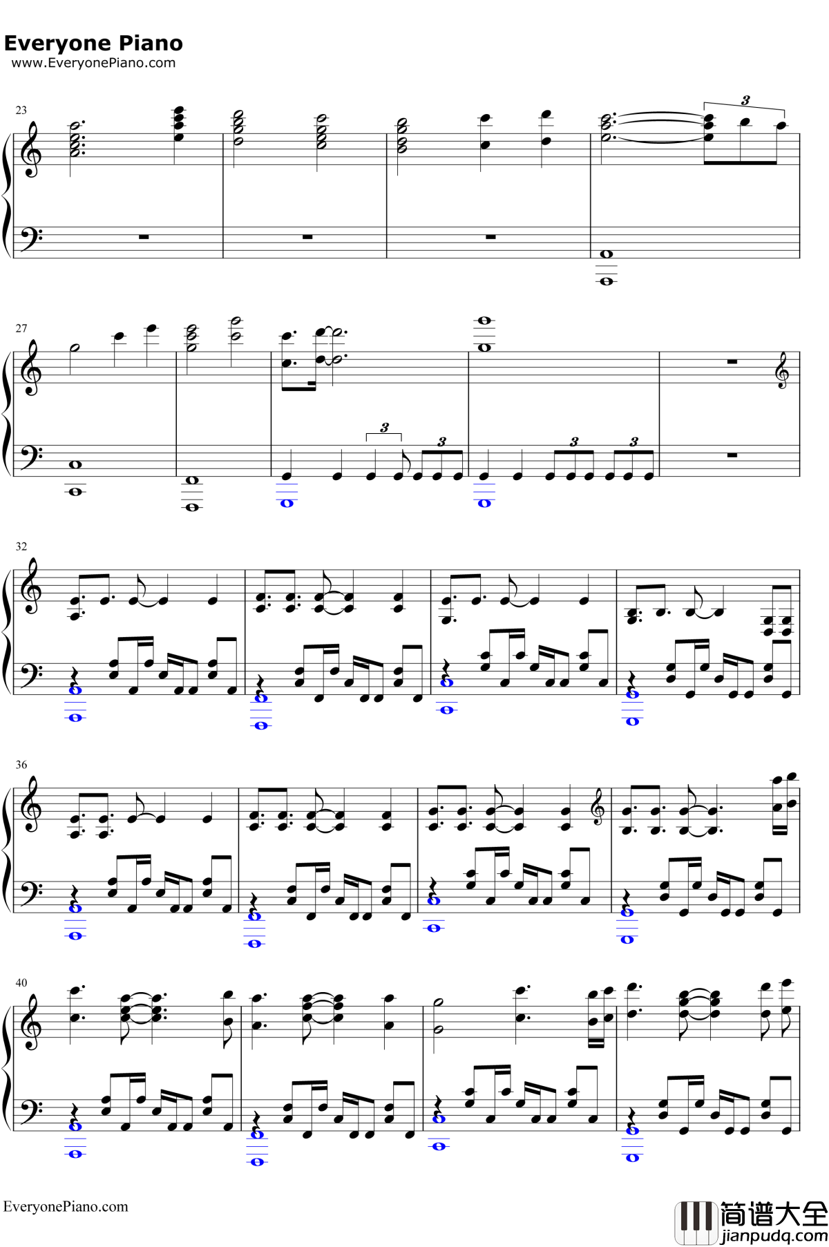 Allied_Force钢琴谱_林ゆうき_敢达创战者OST