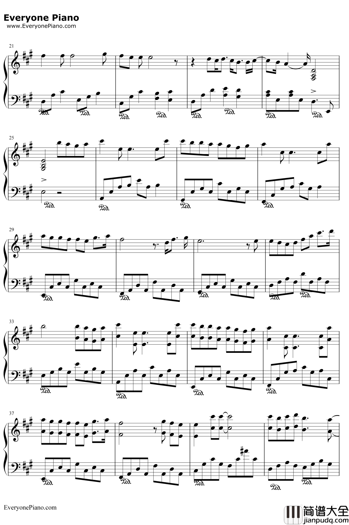 如果钢琴谱_金泰妍_快刀洪吉童OST