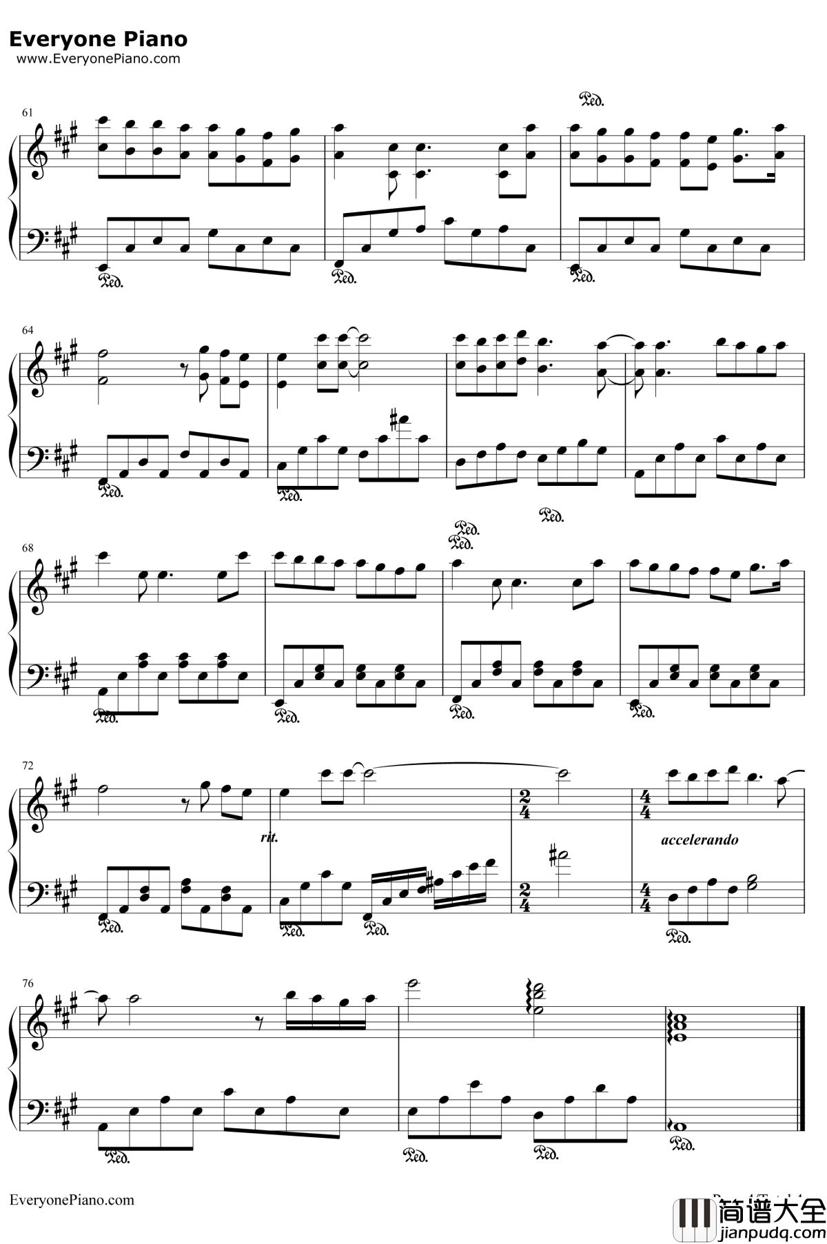 如果钢琴谱_金泰妍_快刀洪吉童OST