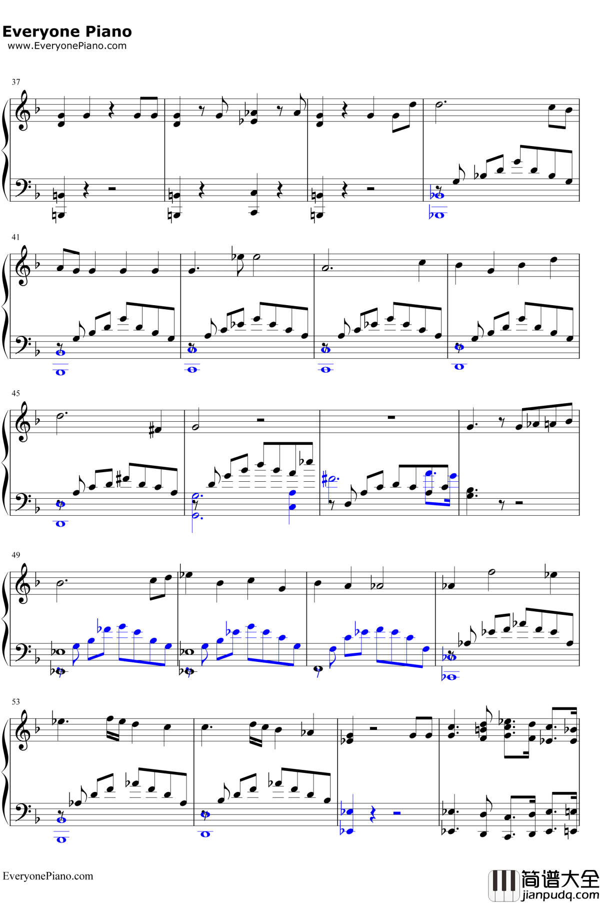 夜晚的奥秘钢琴谱__莫扎特