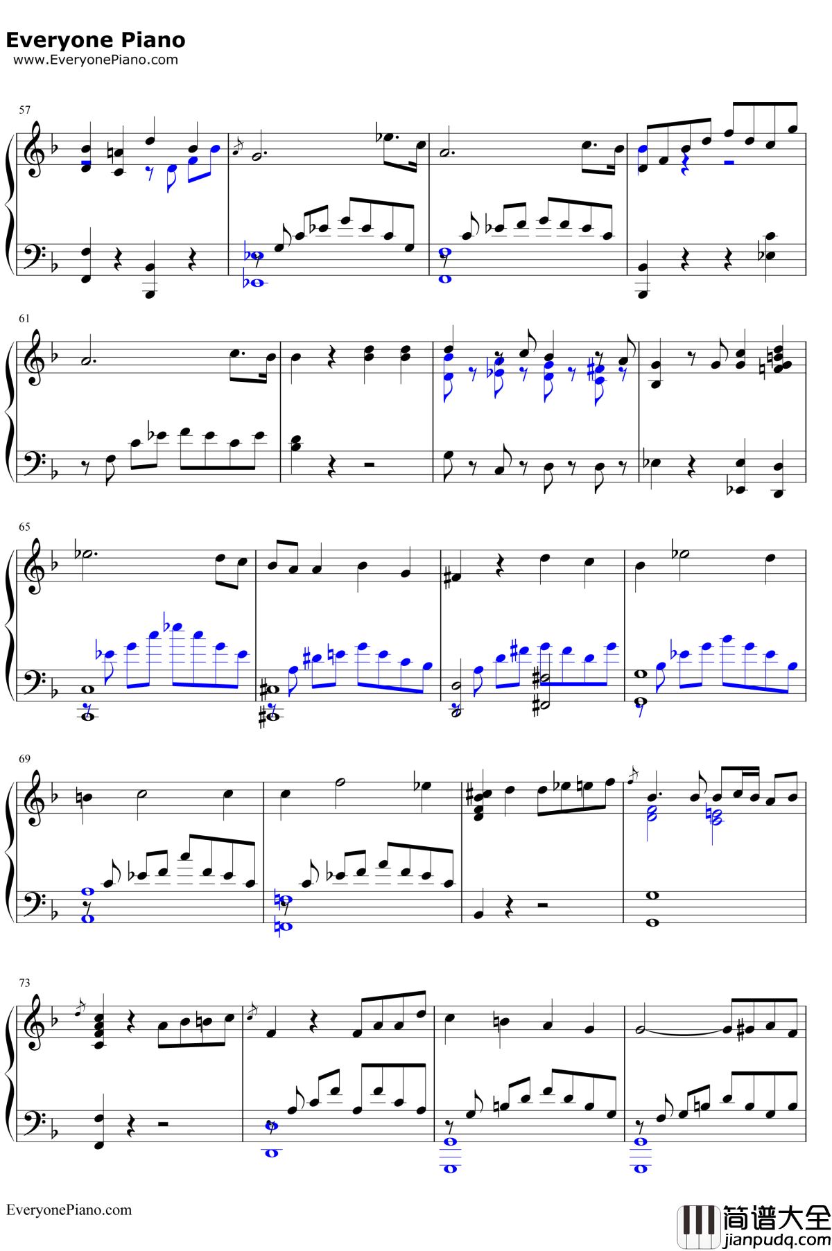 夜晚的奥秘钢琴谱__莫扎特