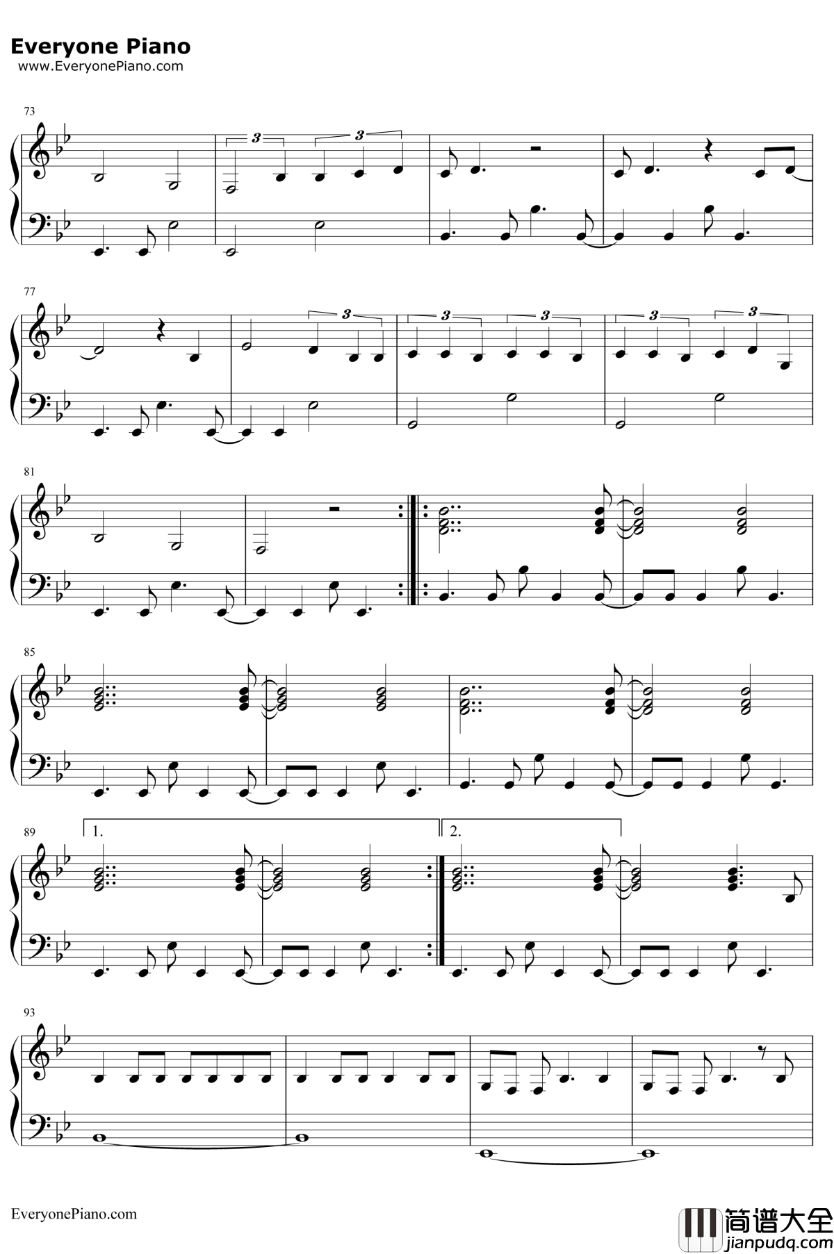 Hard_Feelings_Loveless钢琴谱_Lorde