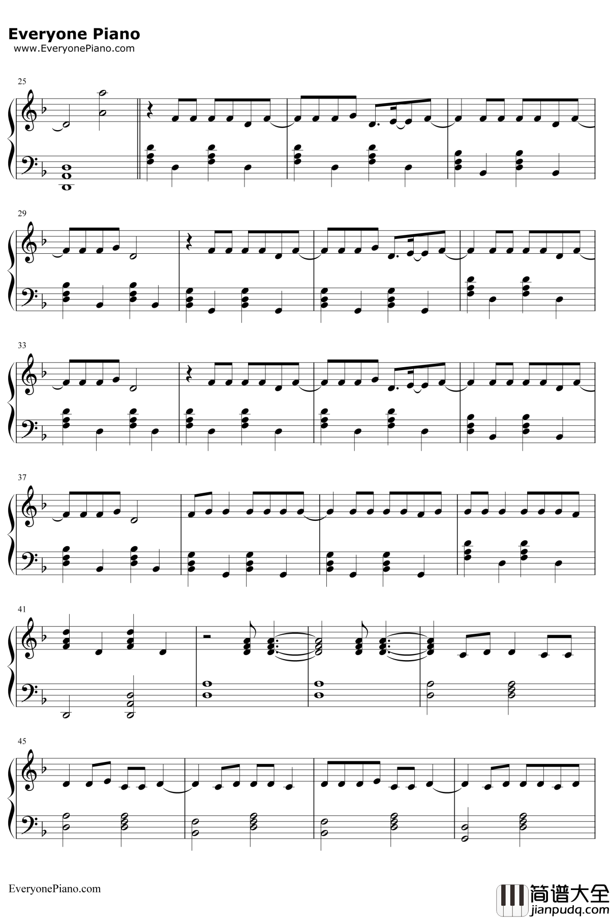 Crazy_in_Love钢琴谱_SofiaKarlberg