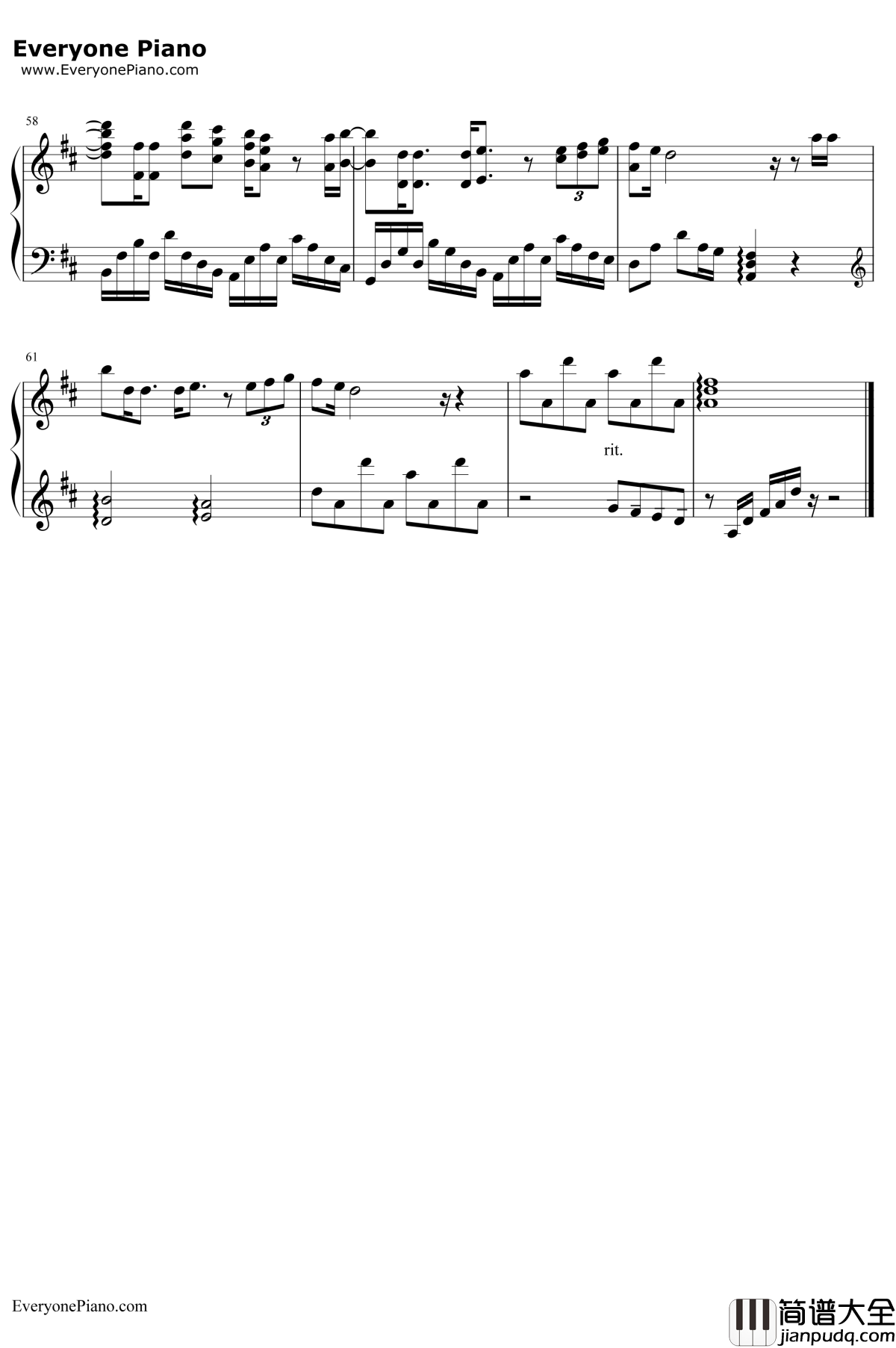 旅立ちの日に钢琴谱__川岛爱