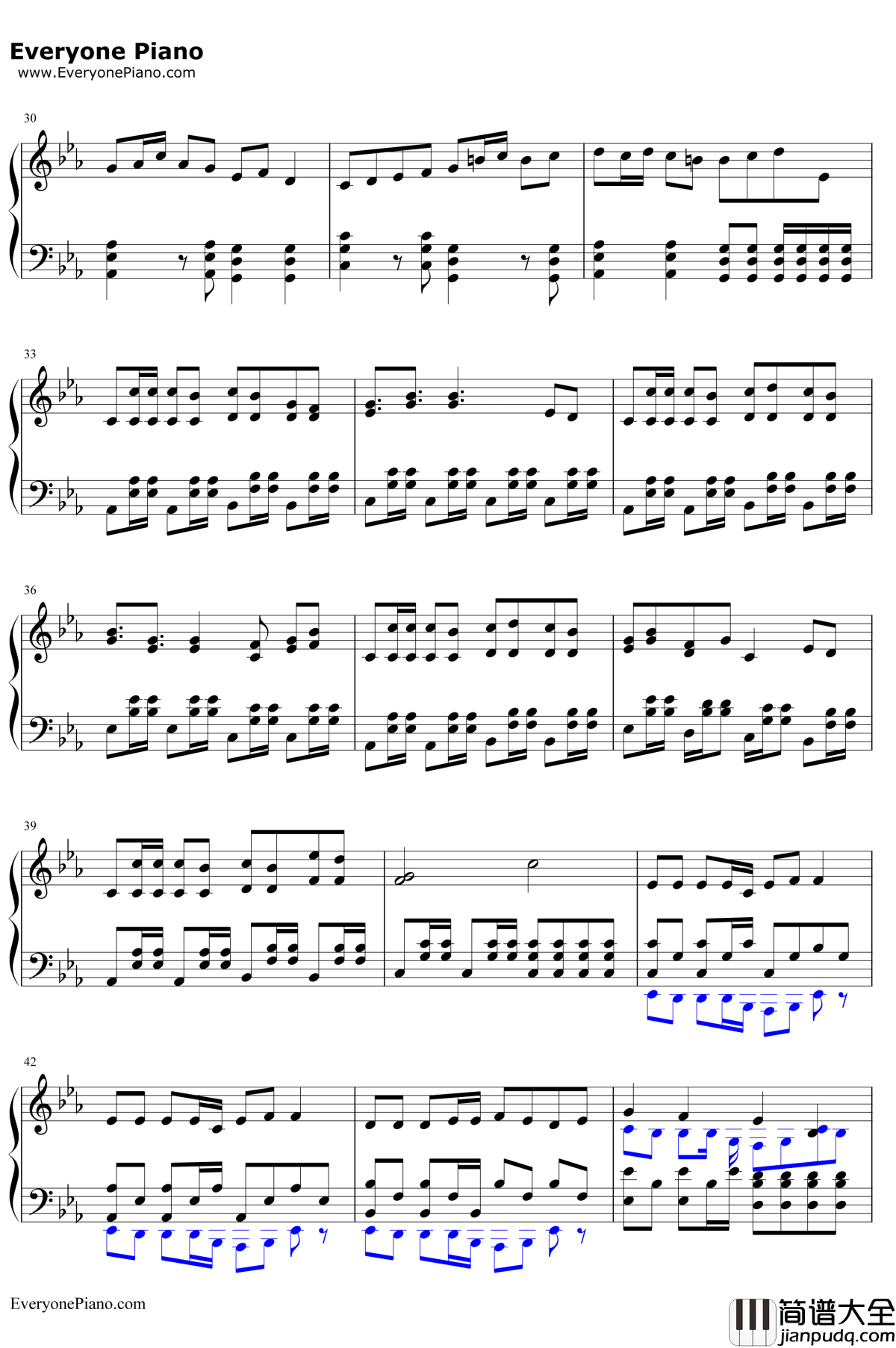 新九九八十一钢琴谱_泠鸢yousa