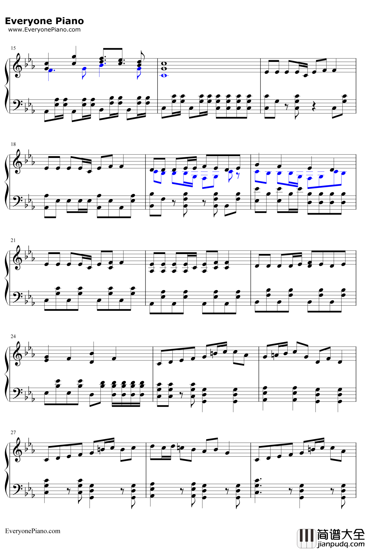 新九九八十一钢琴谱_泠鸢yousa