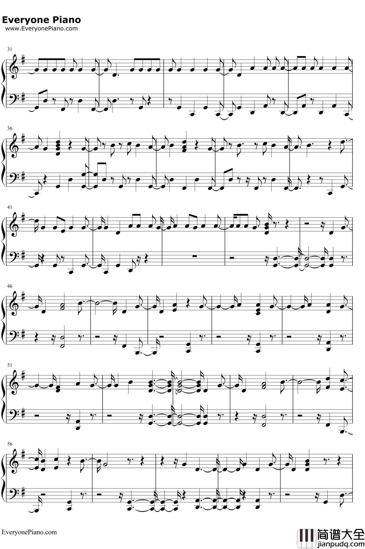 Beautiful_Trauma钢琴谱_Pink