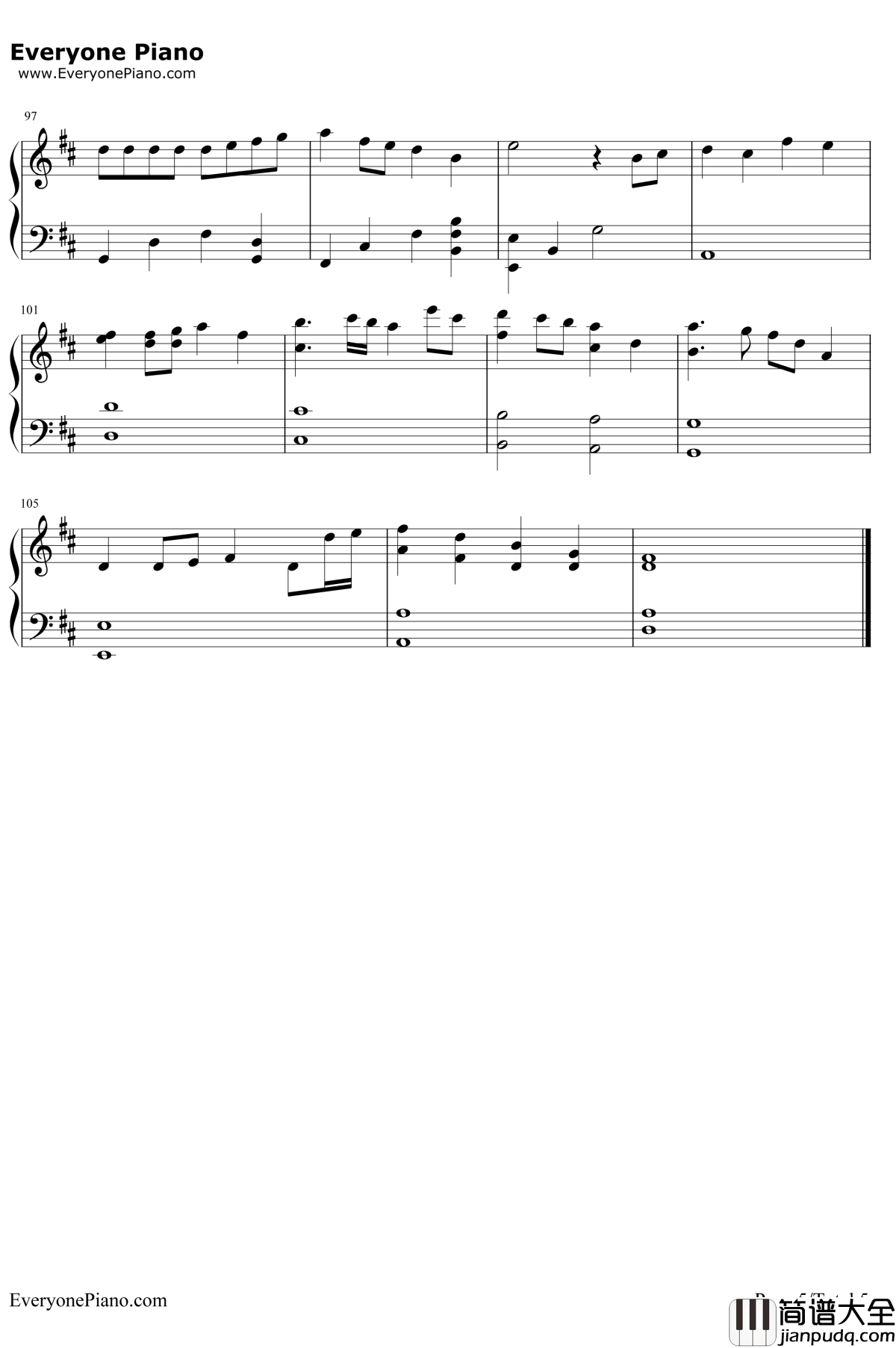 野孩子钢琴谱__杨千嬅