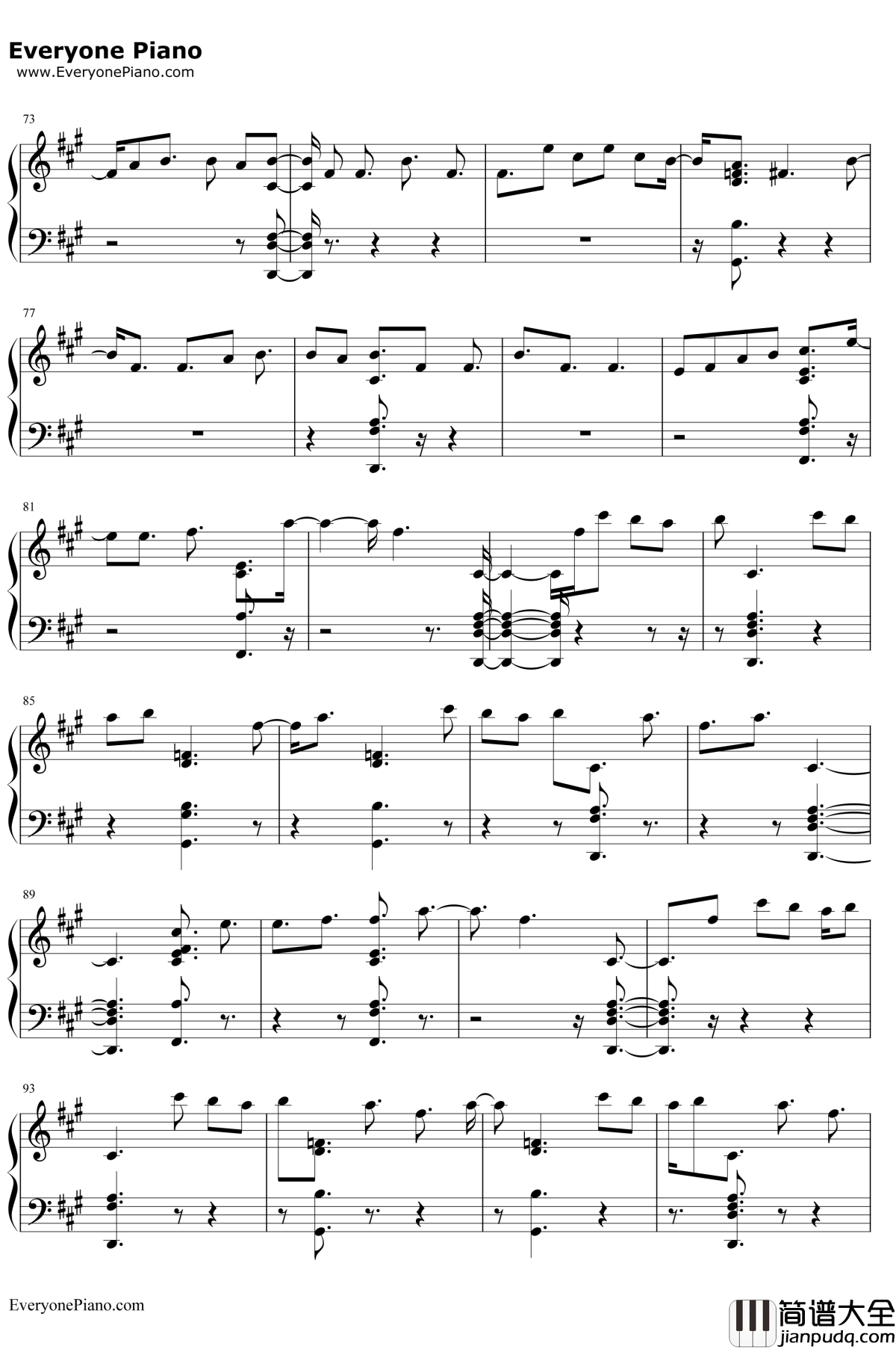 Hard_To_Love钢琴谱_CalvinHarris