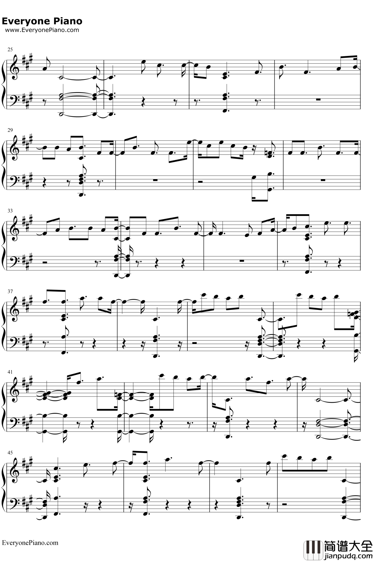 Hard_To_Love钢琴谱_CalvinHarris