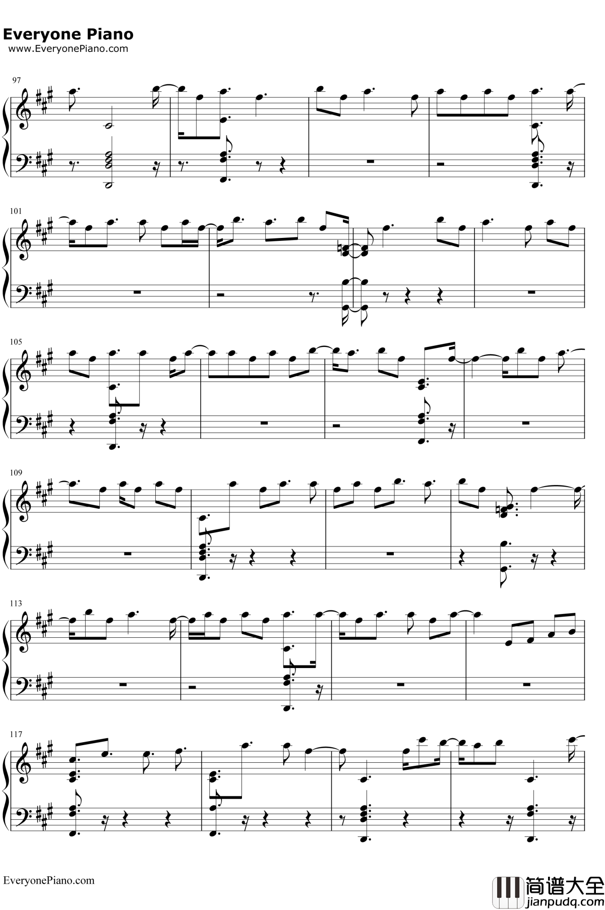 Hard_To_Love钢琴谱_CalvinHarris