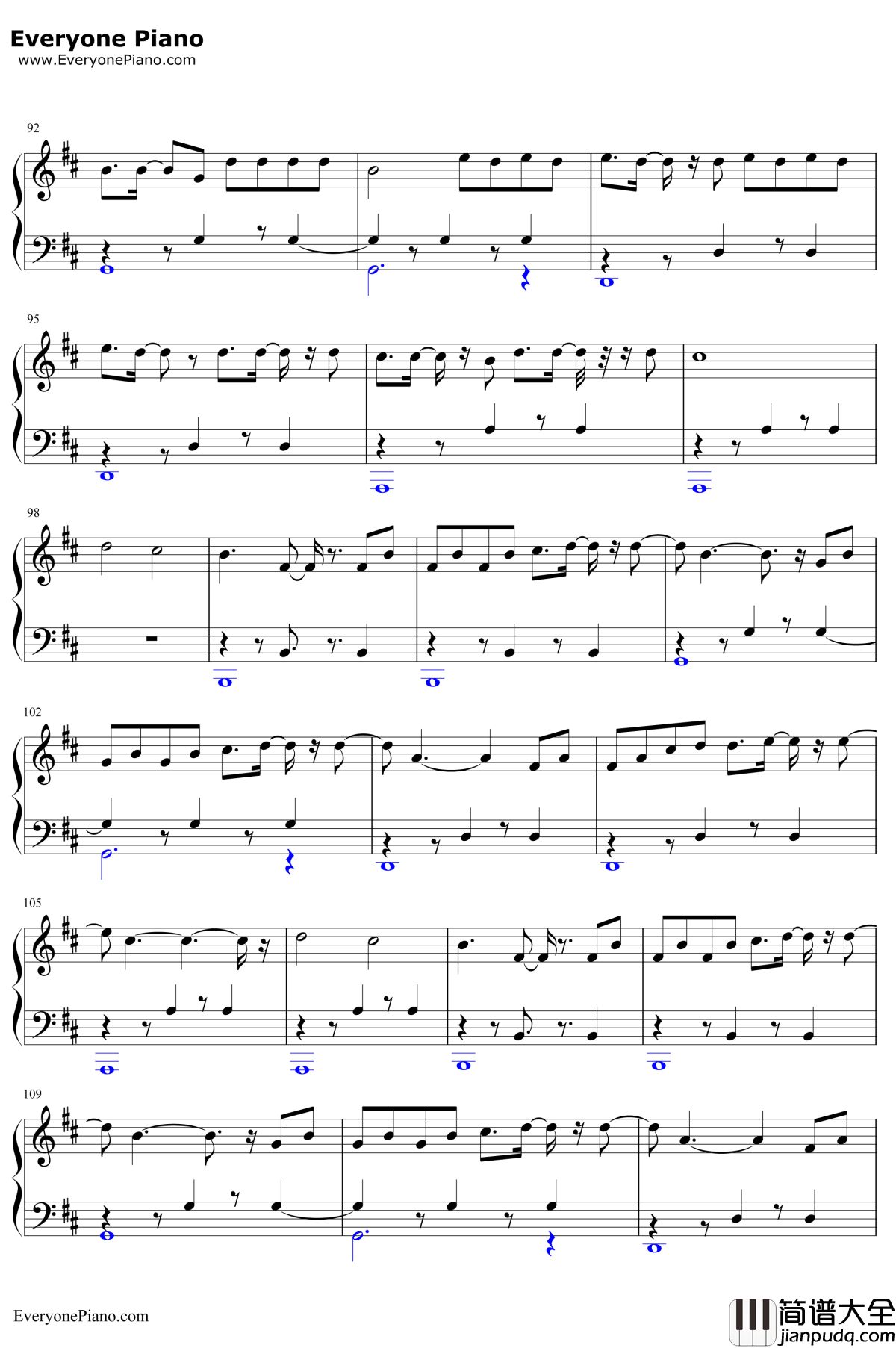 Despacito简单版钢琴谱__LuisFonsi