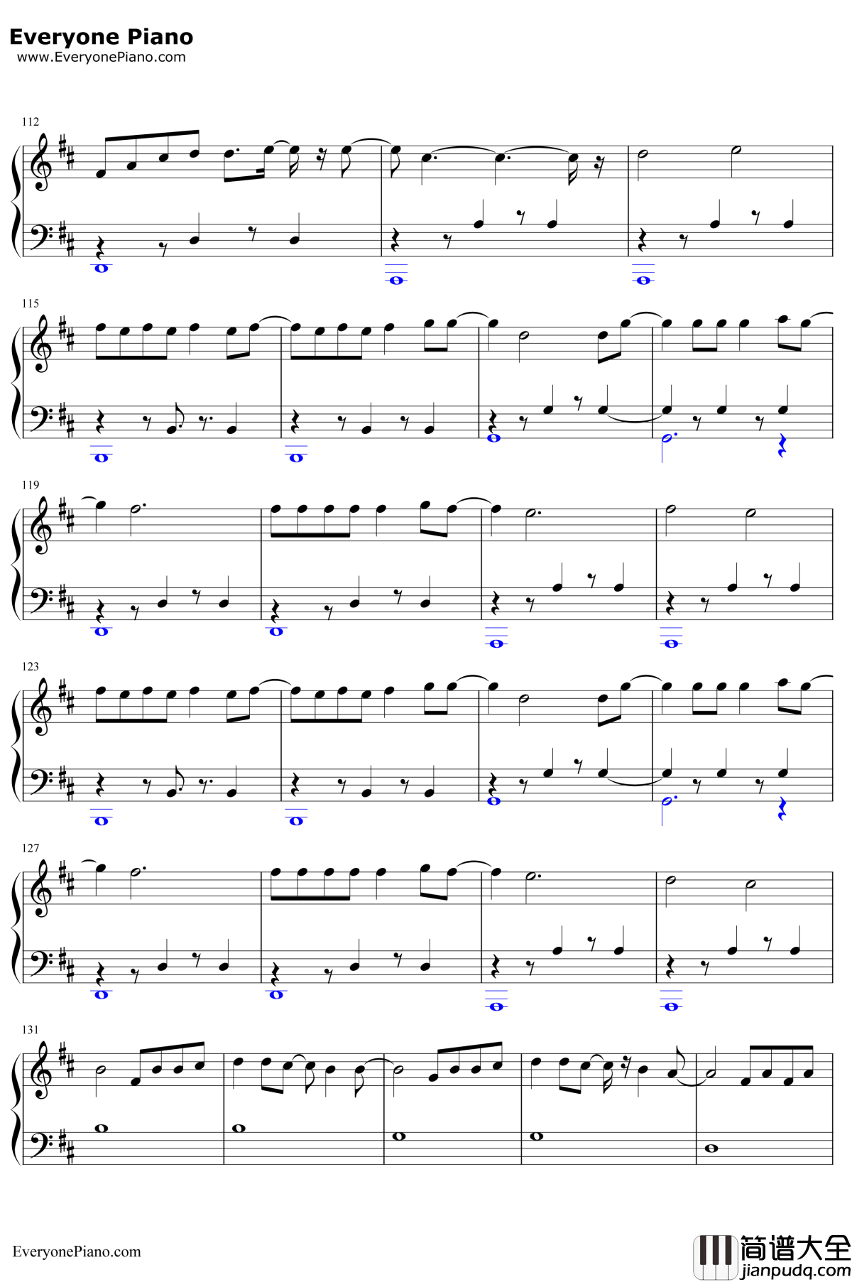 Despacito简单版钢琴谱__LuisFonsi