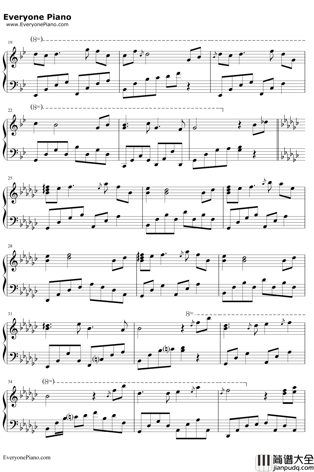 风居住的街道钢琴谱__矶村由纪子