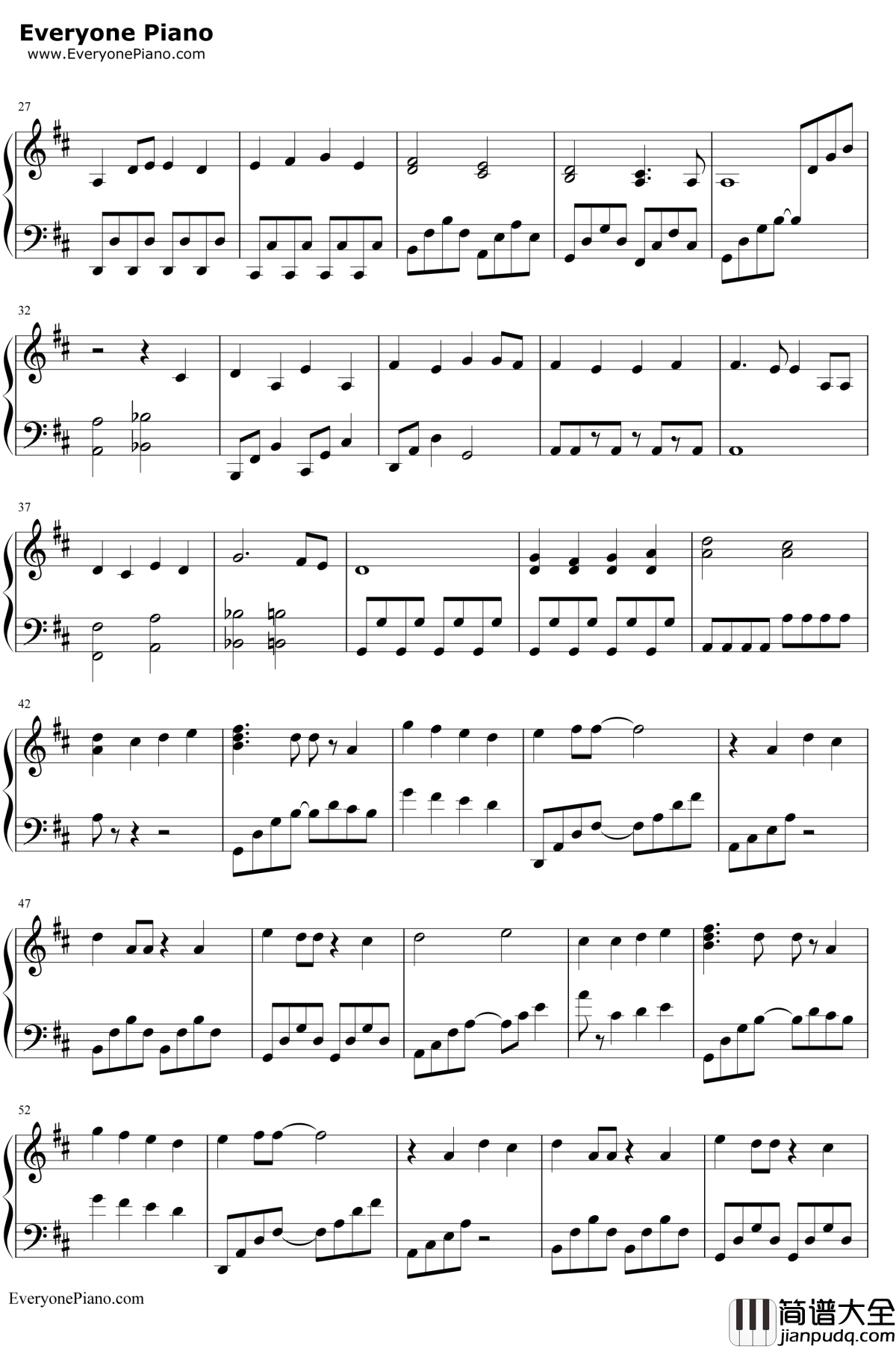 メルト（Melt）钢琴谱__初音ミク