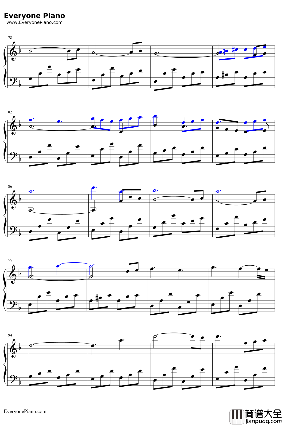 声声思钢琴谱__林海