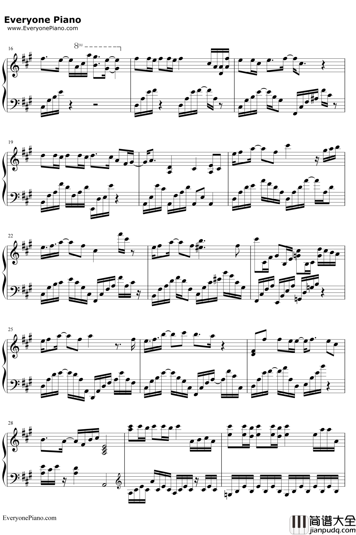 黄昏晓钢琴谱_王心凌_微笑Pasta原声