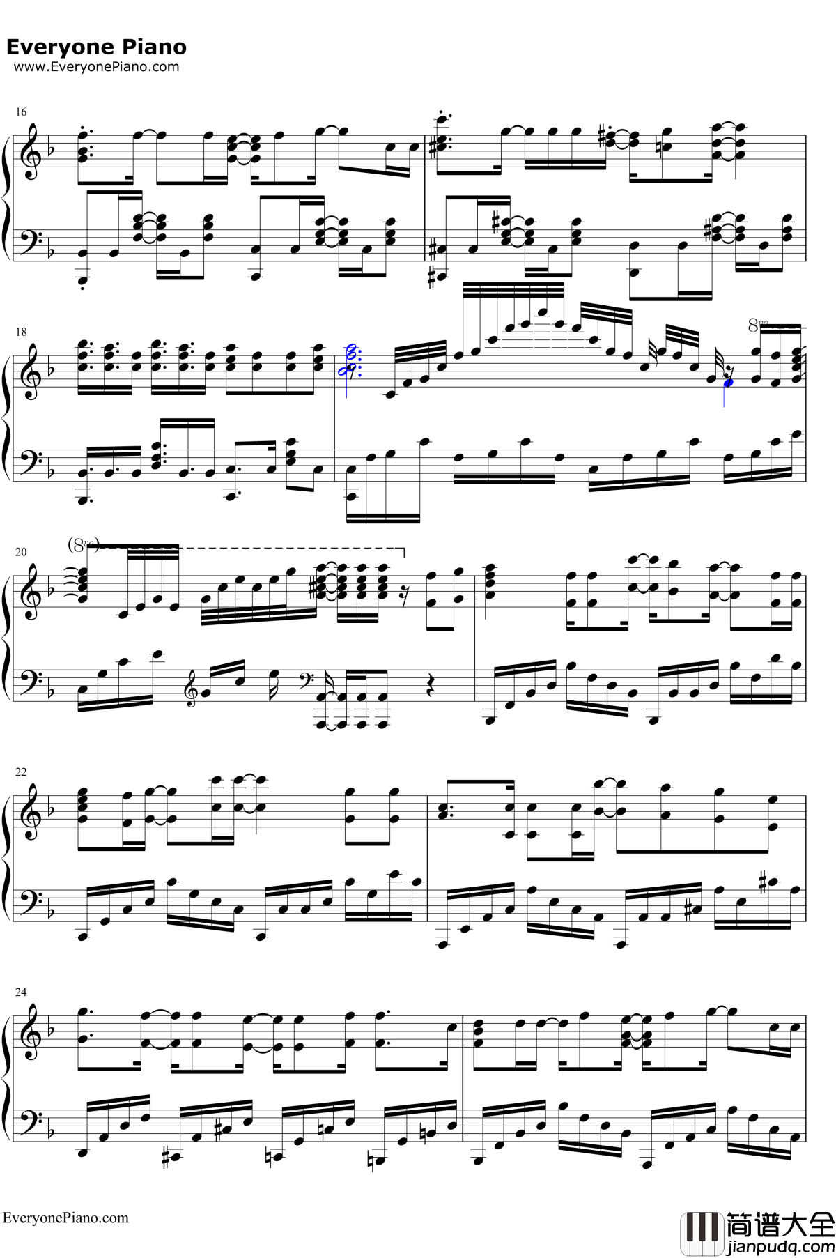 明日の君さえいればいい钢琴谱_Choucho_如果有妹妹就好了OP