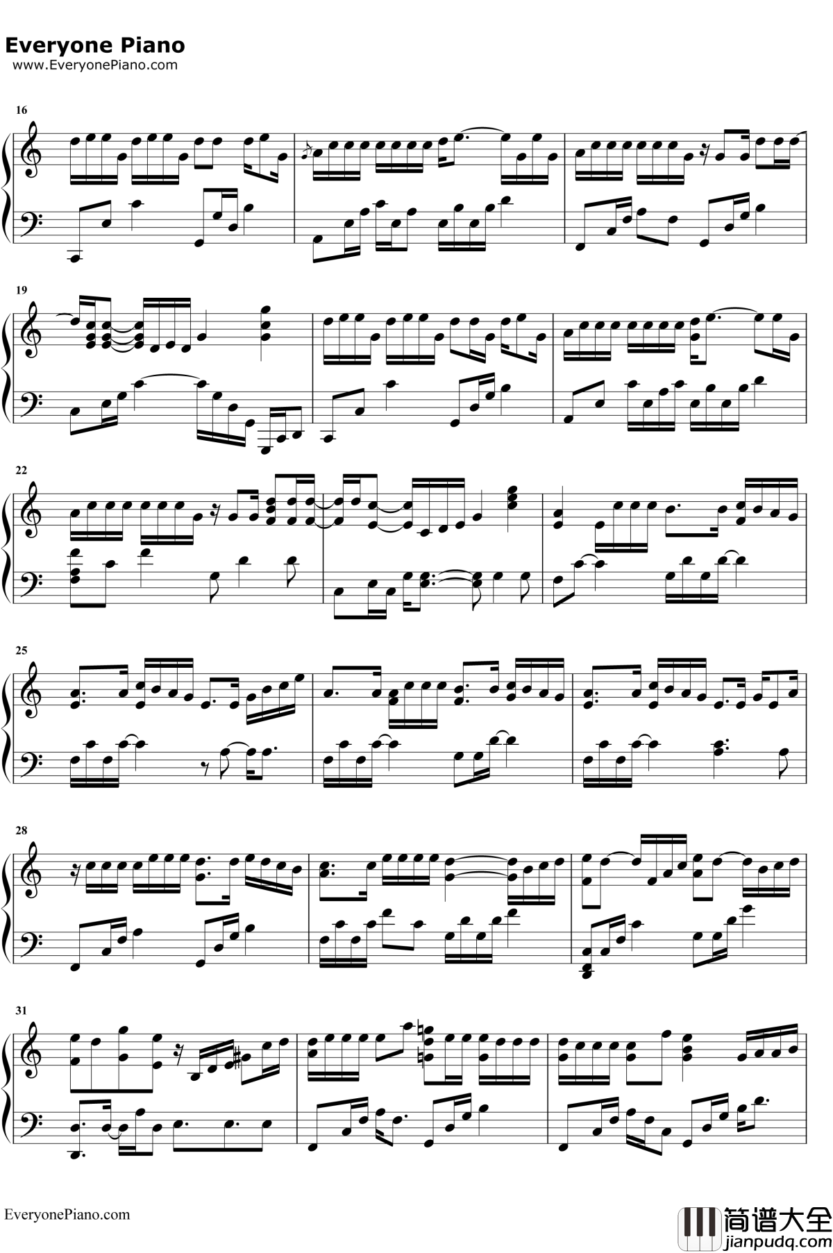 樱花樱花想见你钢琴谱_高野健一