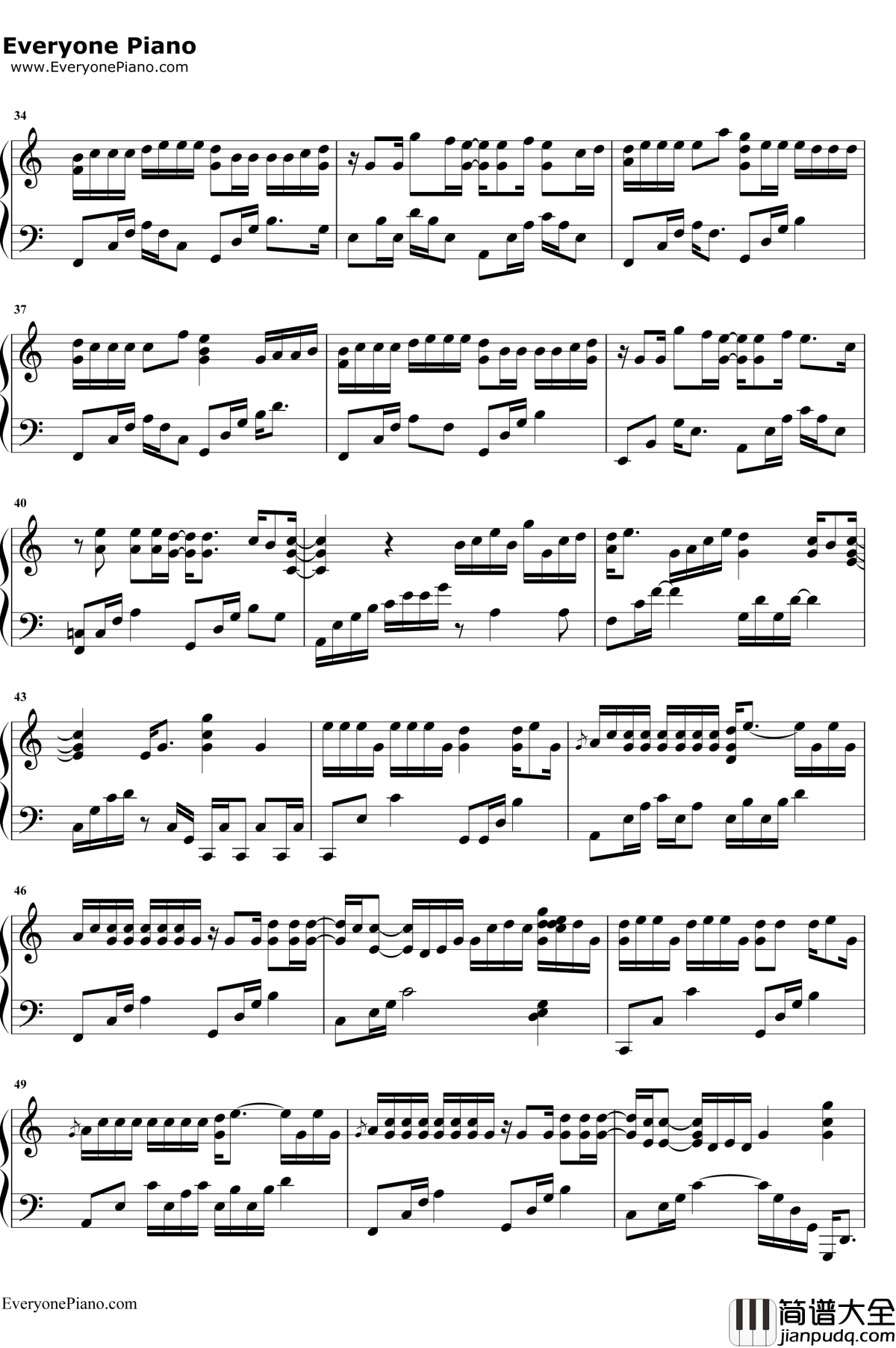 樱花樱花想见你钢琴谱_高野健一