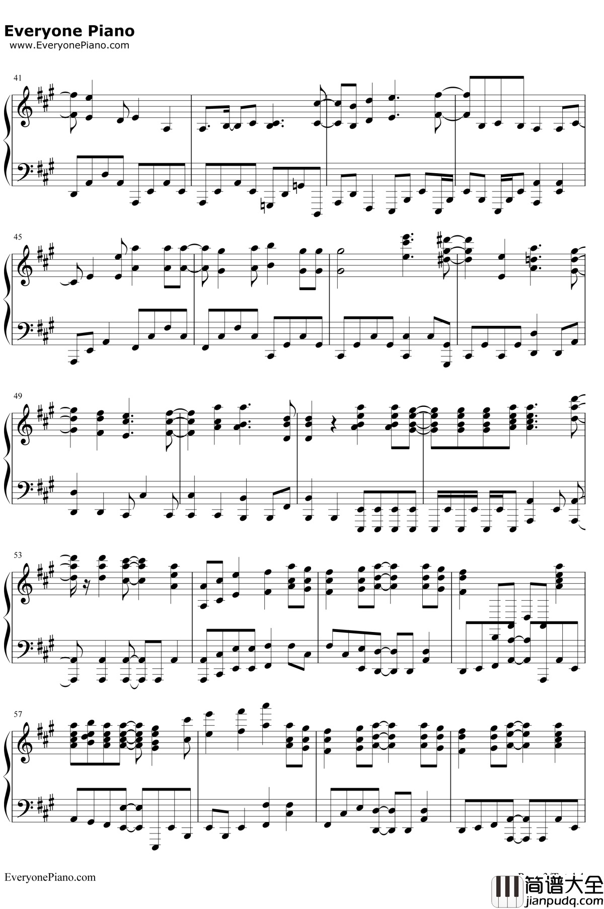 真赤な誓い钢琴谱_福山芳树_武装炼金OP