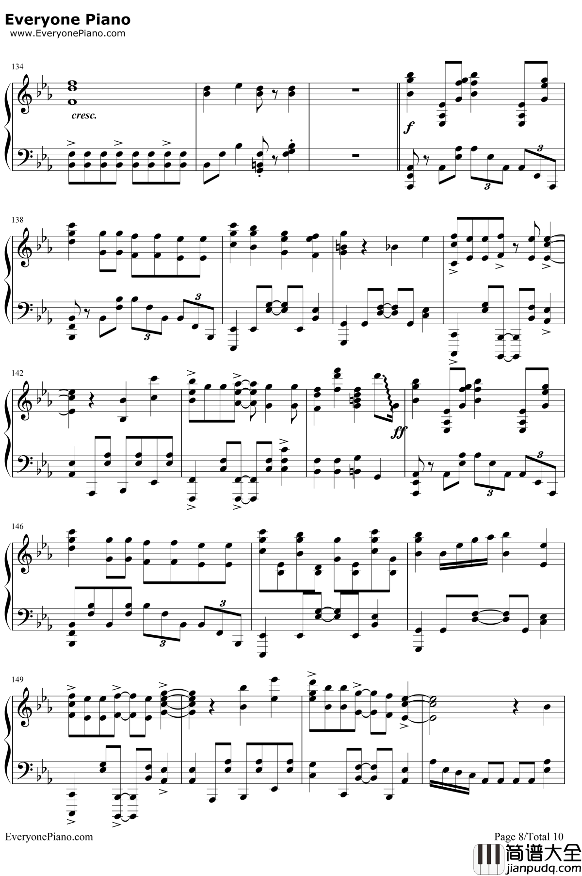 だってアタシのヒーロー钢琴谱_LiSA_我的英雄学院第二季ED