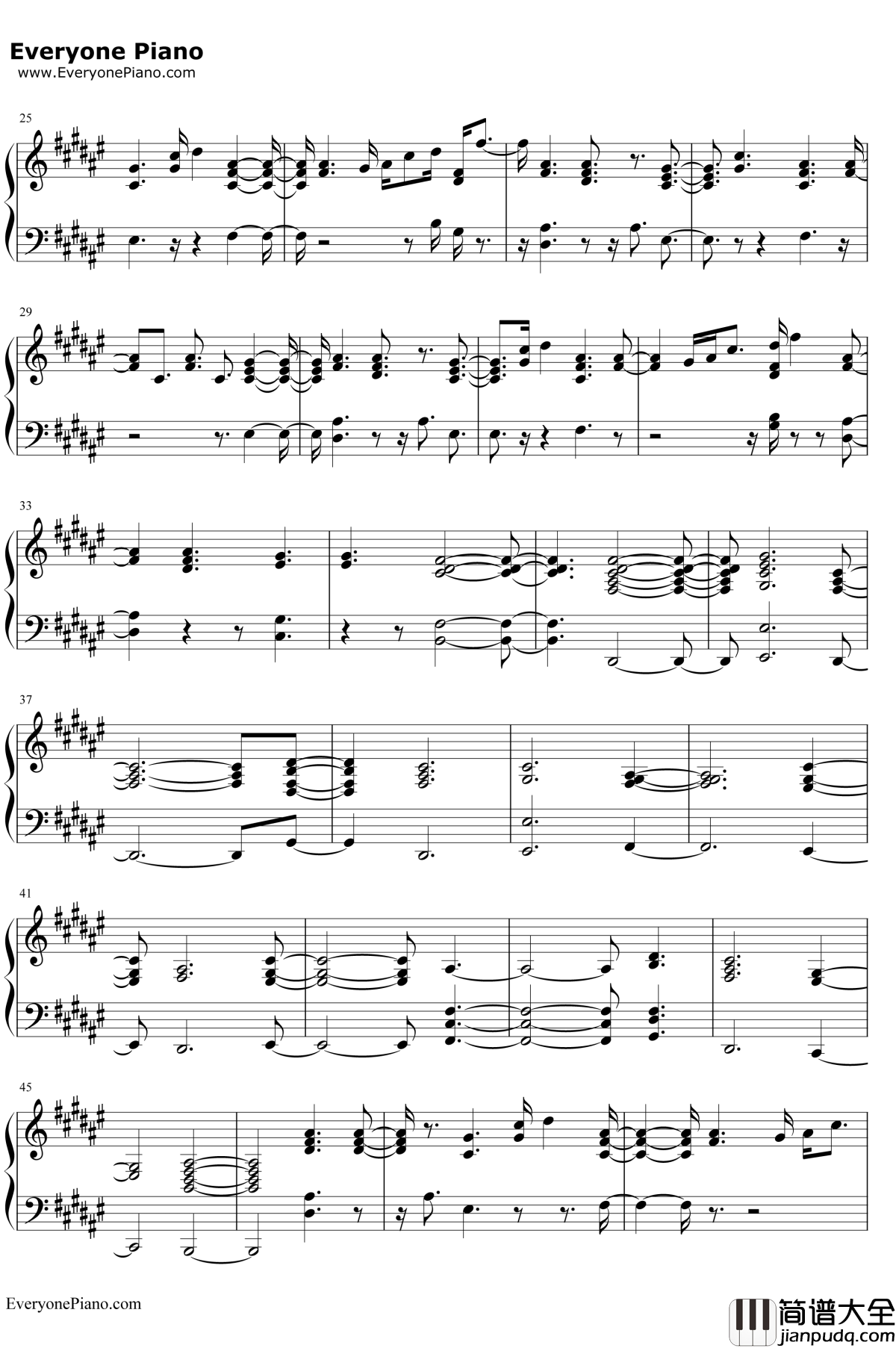 Burning钢琴谱_SamSmith