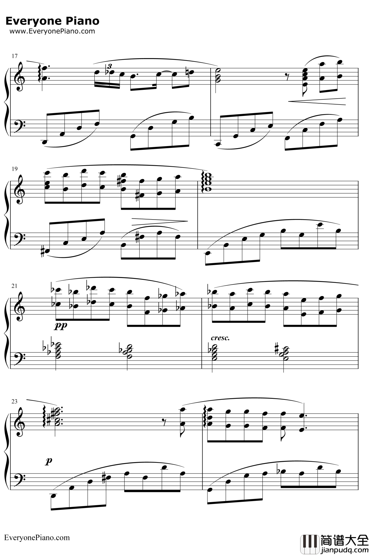 Friends钢琴谱__久石让