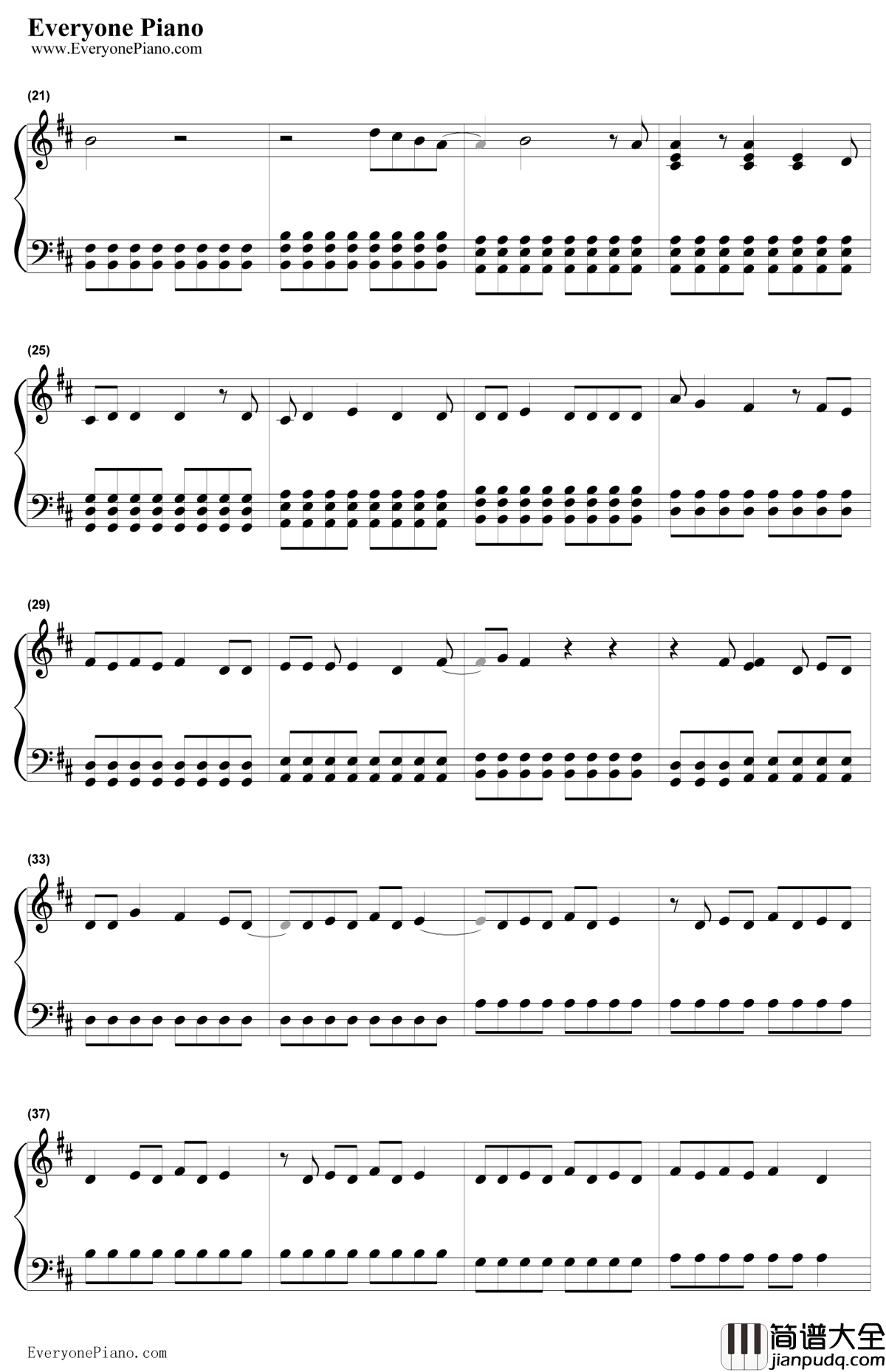 Love_Story钢琴谱_TaylorSwift