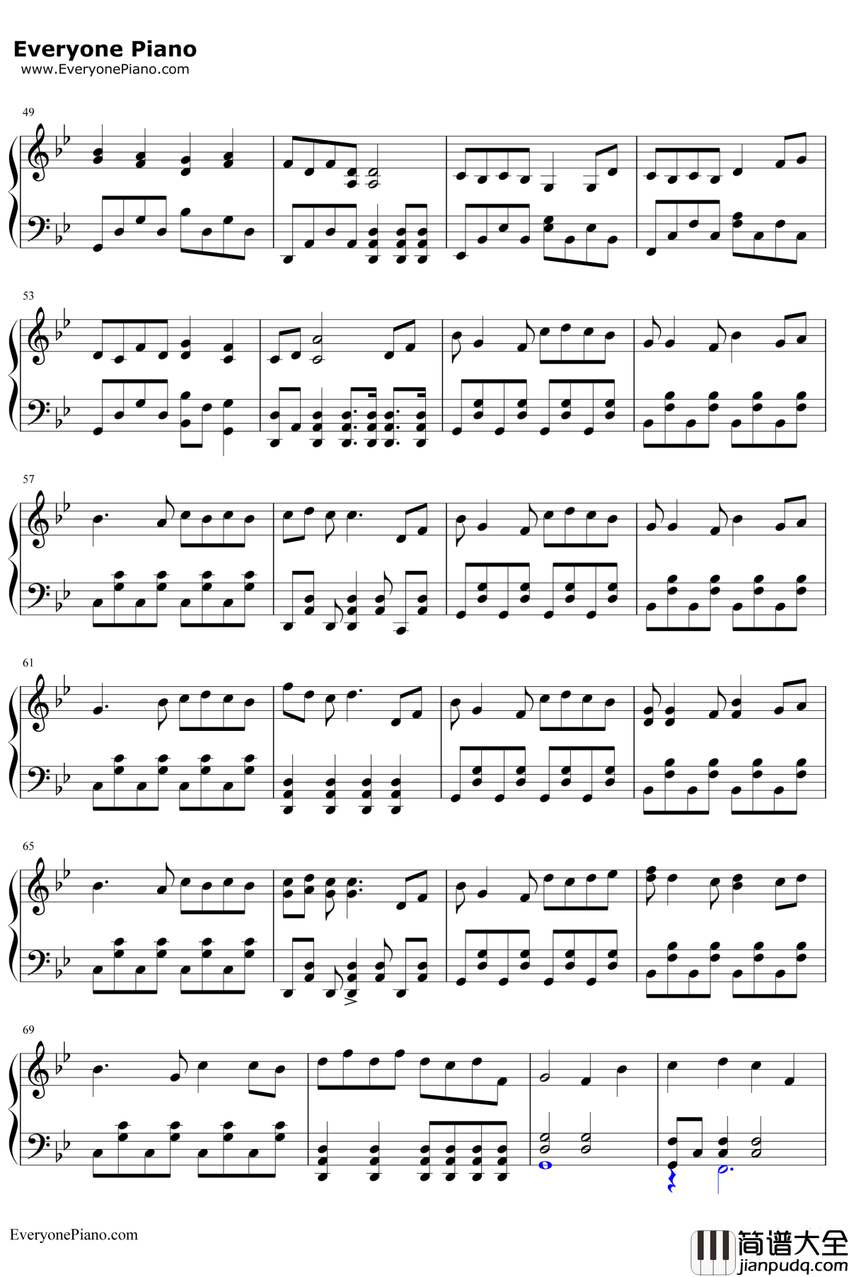 万神纪钢琴谱___星尘