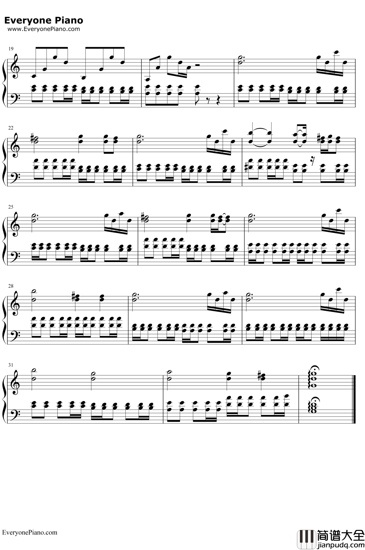 月花钢琴谱_nano.RIPE_打工吧魔王大人ED