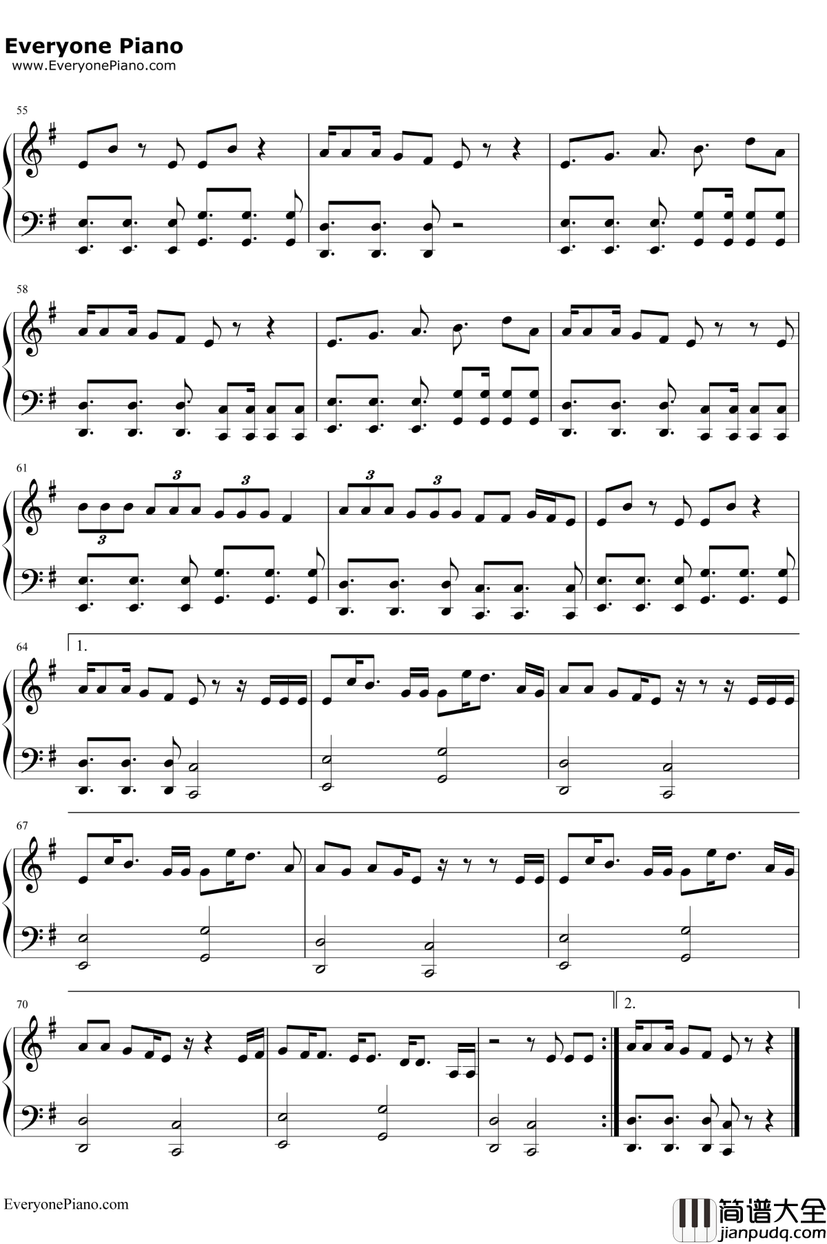 Ciao_Adios钢琴谱_Anne_Marie