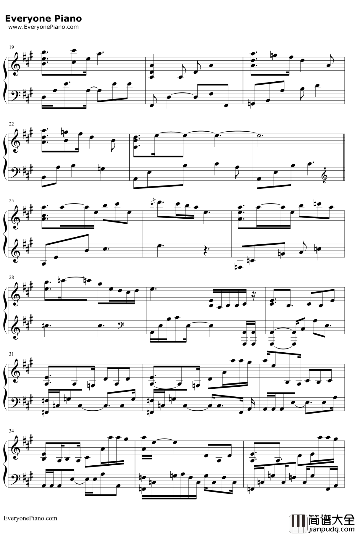 Present钢琴谱__李闰珉