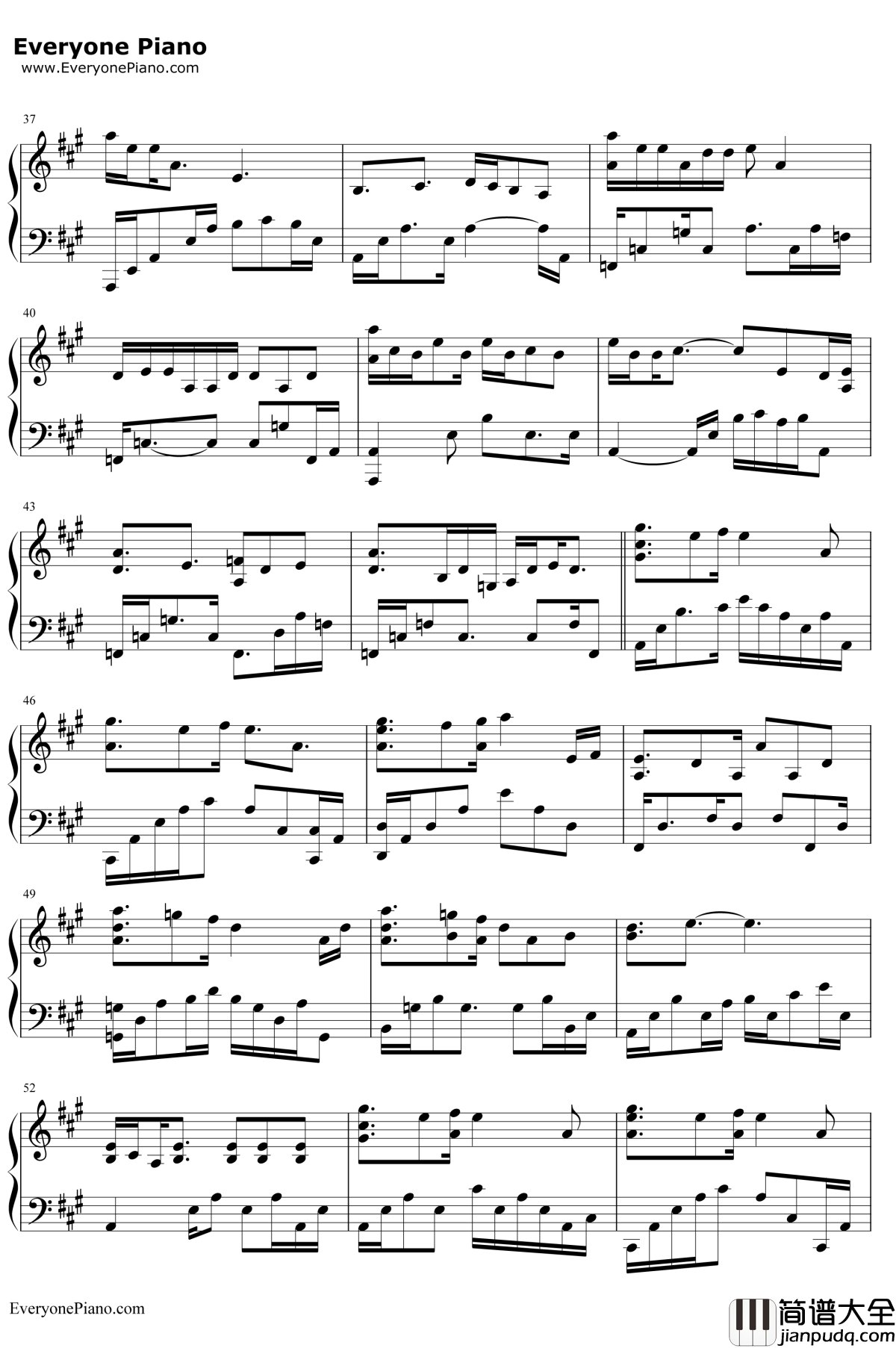 Present钢琴谱__李闰珉