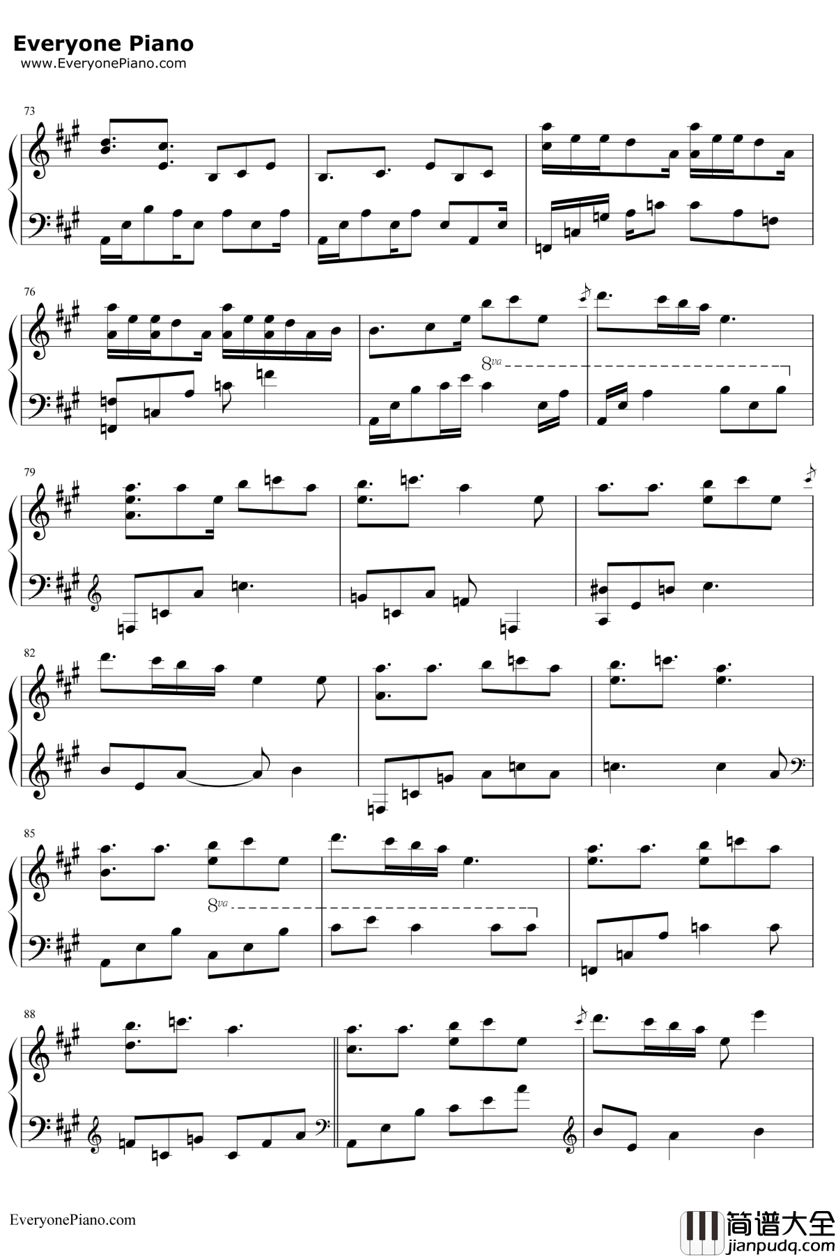 Present钢琴谱__李闰珉