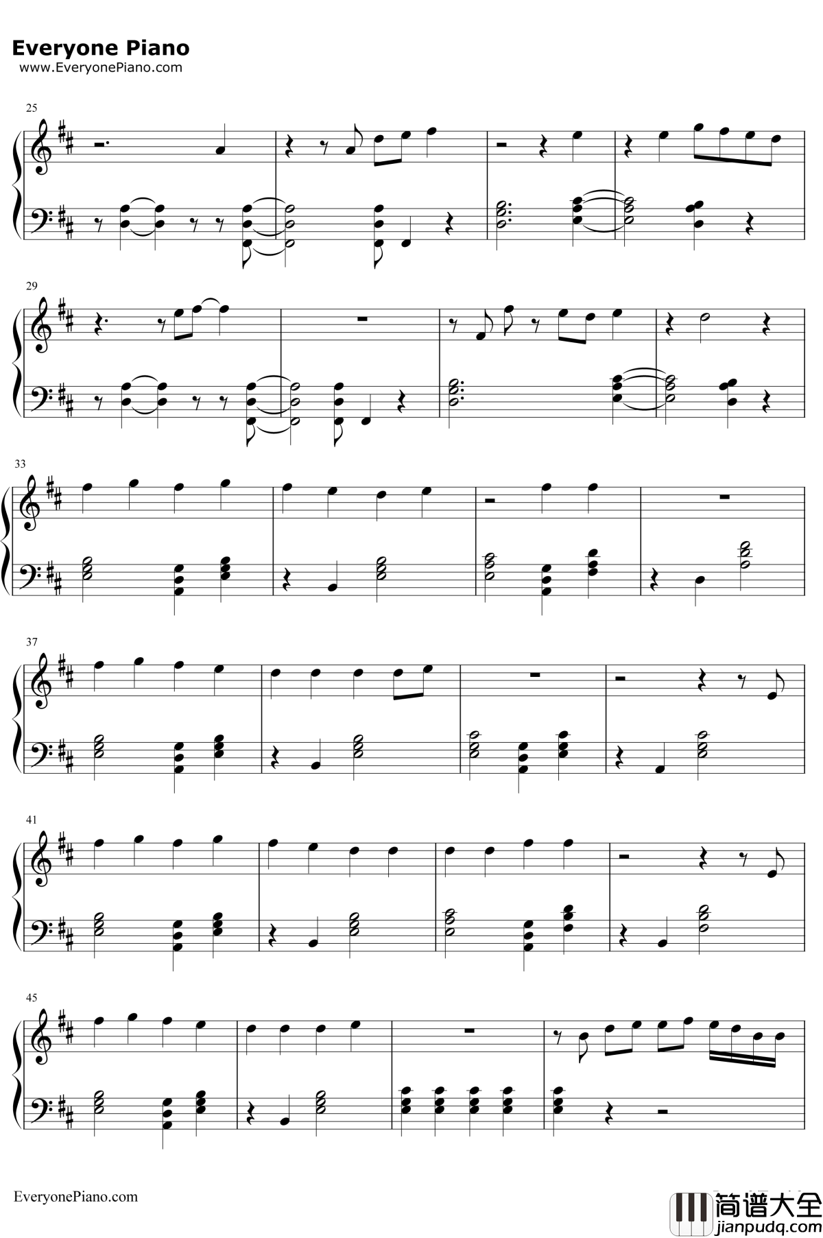 Thinking_Out_Loud钢琴谱_EdSheeran