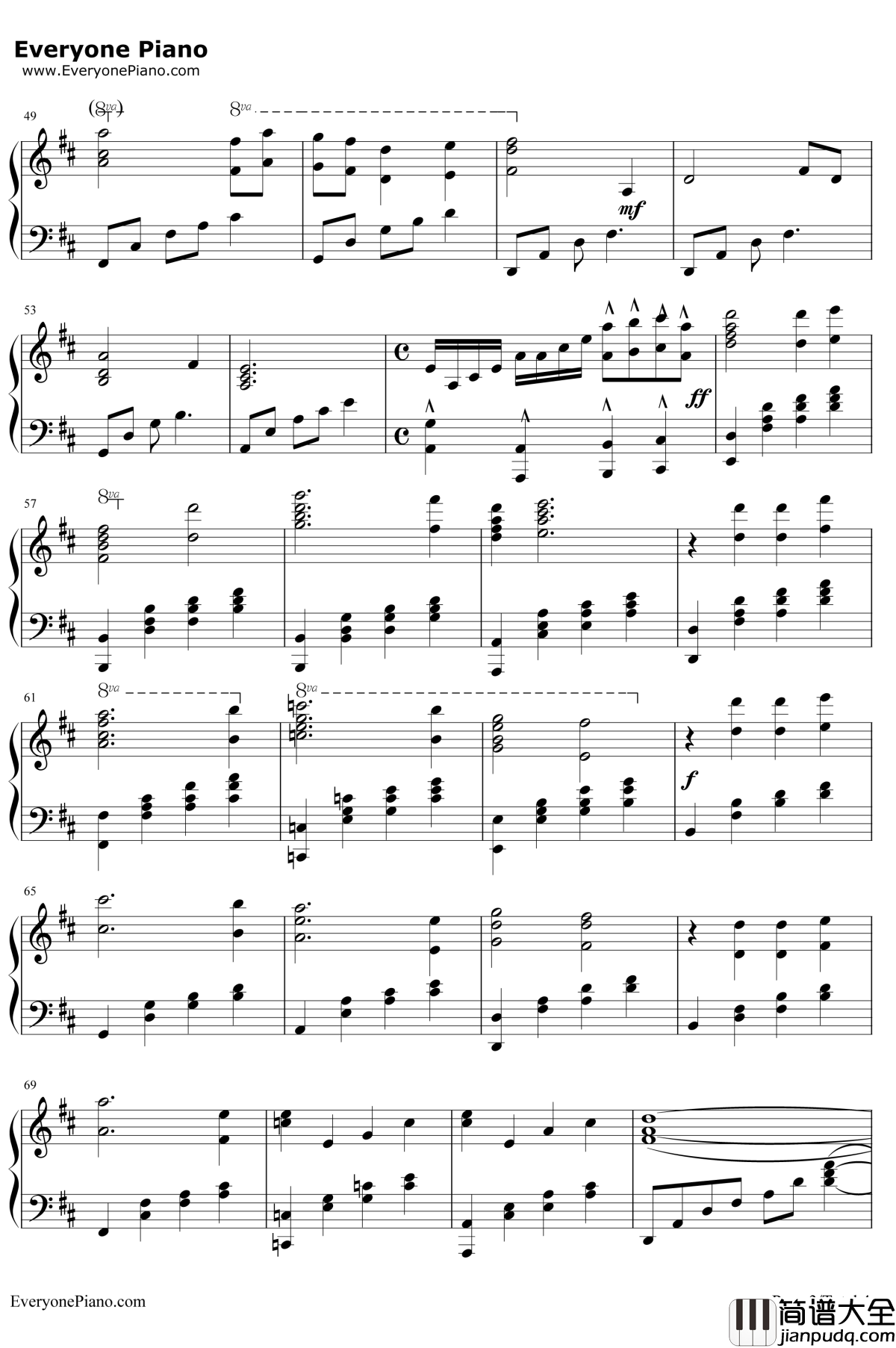 The_Ludlows钢琴谱_JamesHorner_影片燃情岁月主题曲