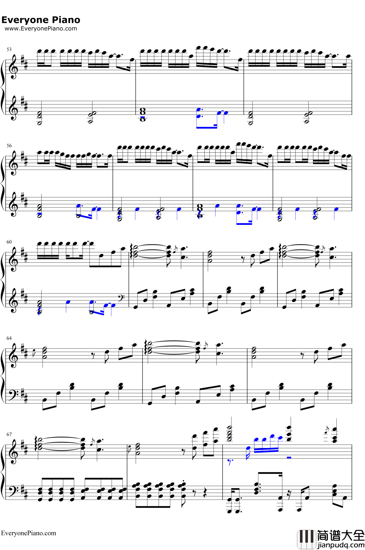 病名为爱钢琴谱_镜音双子_好听版