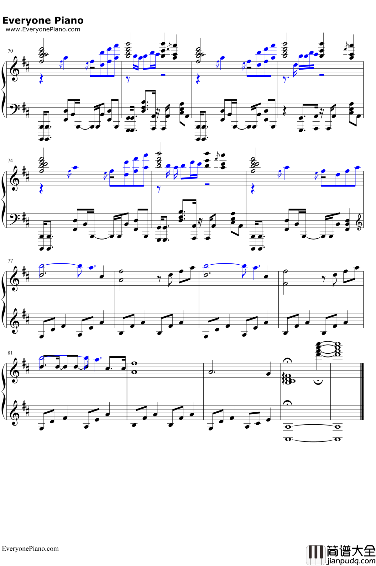 病名为爱钢琴谱_镜音双子_好听版