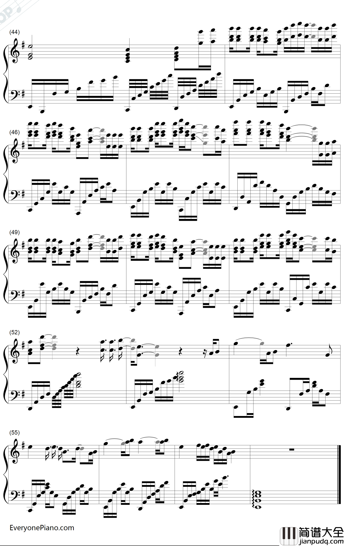 让泪化作相思雨钢琴谱__南合文斗